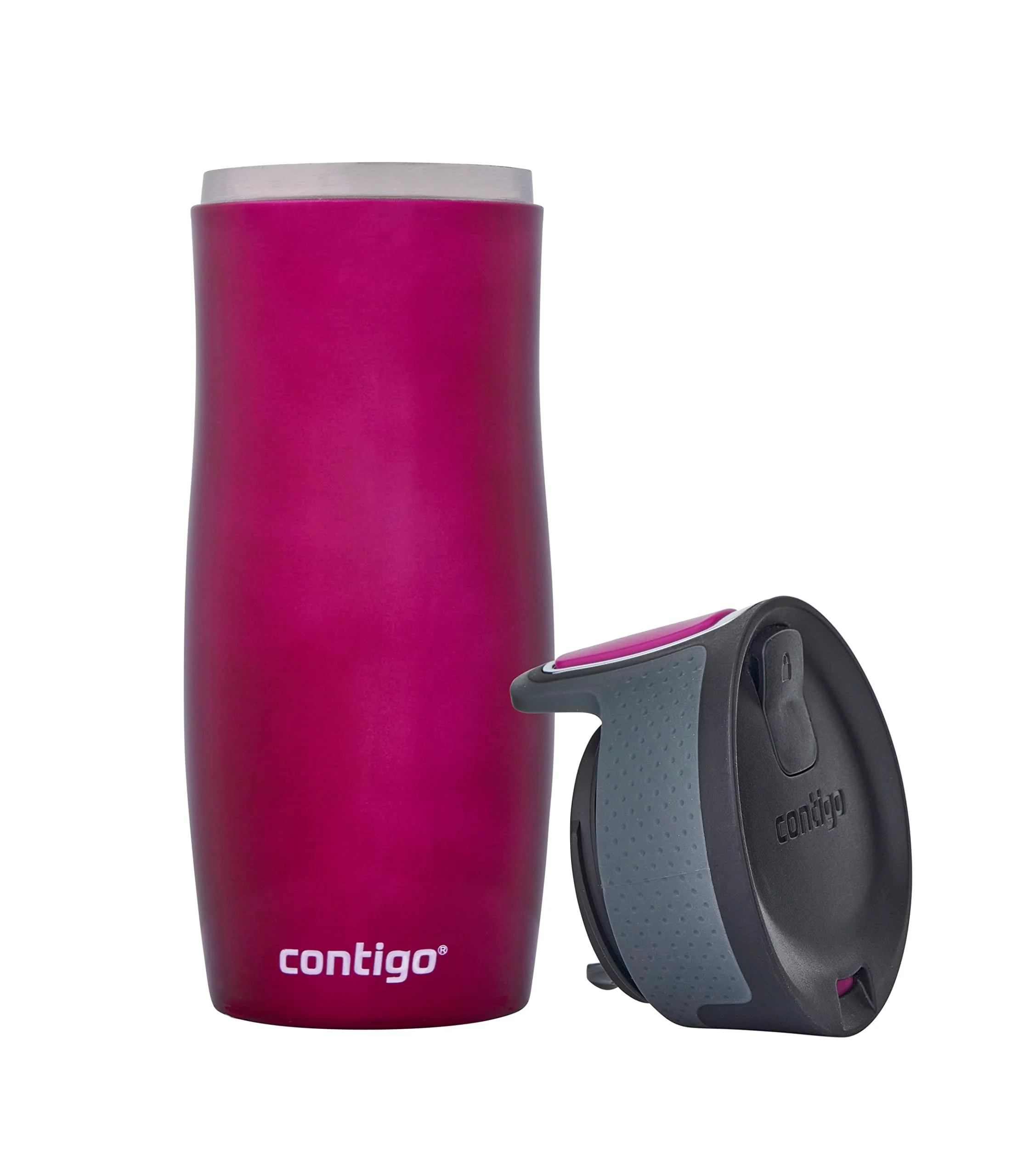 Contigo Tazza Termica West Loop Autoseal, Tazza Caffè da Viaggio in Acciaio Inossidabile, Contenitore Termico a Tenuta Stagna, con Coperchio Privo di BPA, 470ml, Rosa (Rasberry) - Image 6