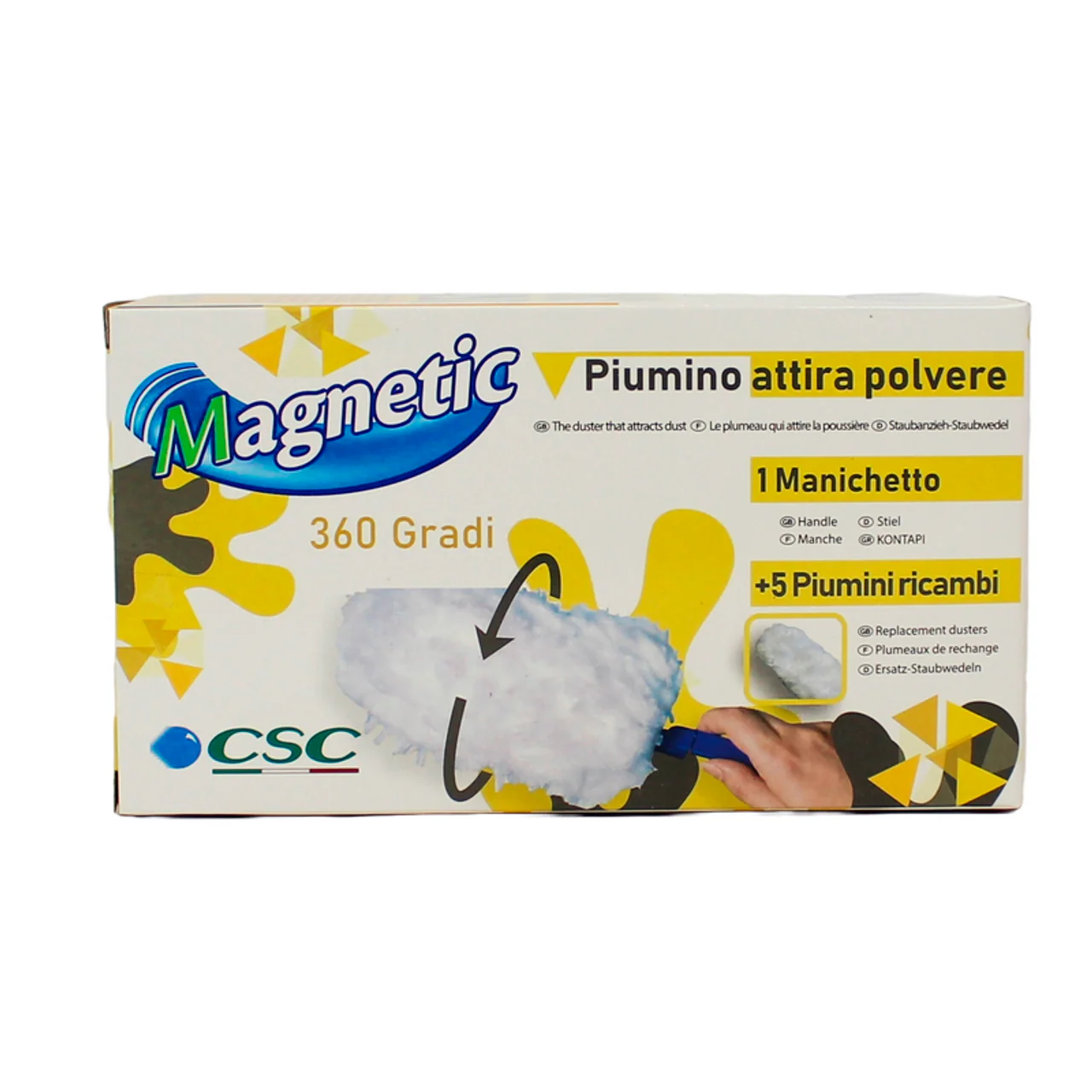 CSC - PIUMINI MAGNETIC 5 RICAMBI + MANICHETTO 360° - Image 3