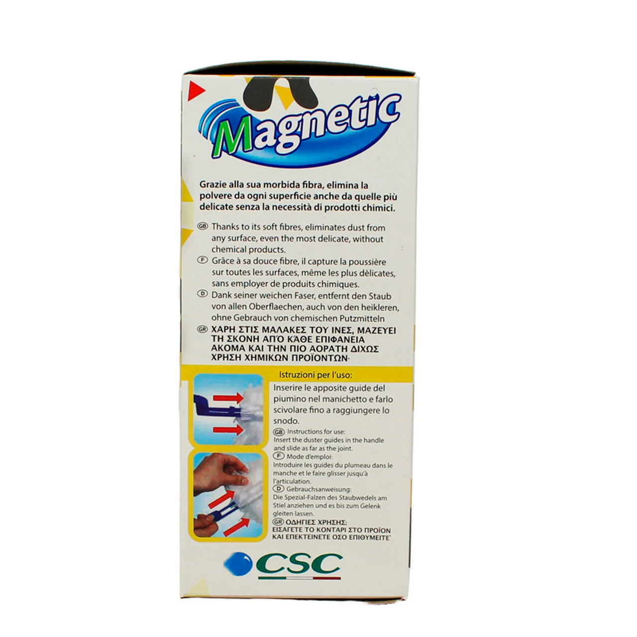 CSC - PIUMINI MAGNETIC 5 RICAMBI + MANICHETTO 360° - Image 4