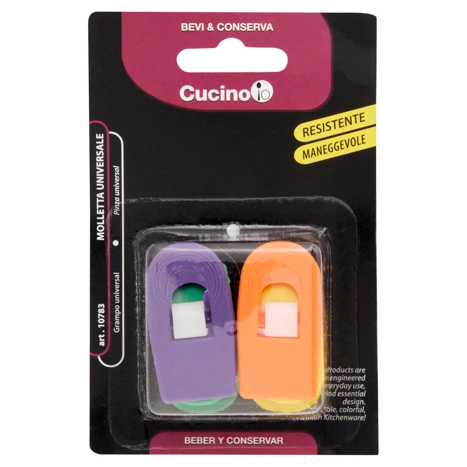 Cucino io Bevi & Conserva Molletta universale 2 pz - Image 2