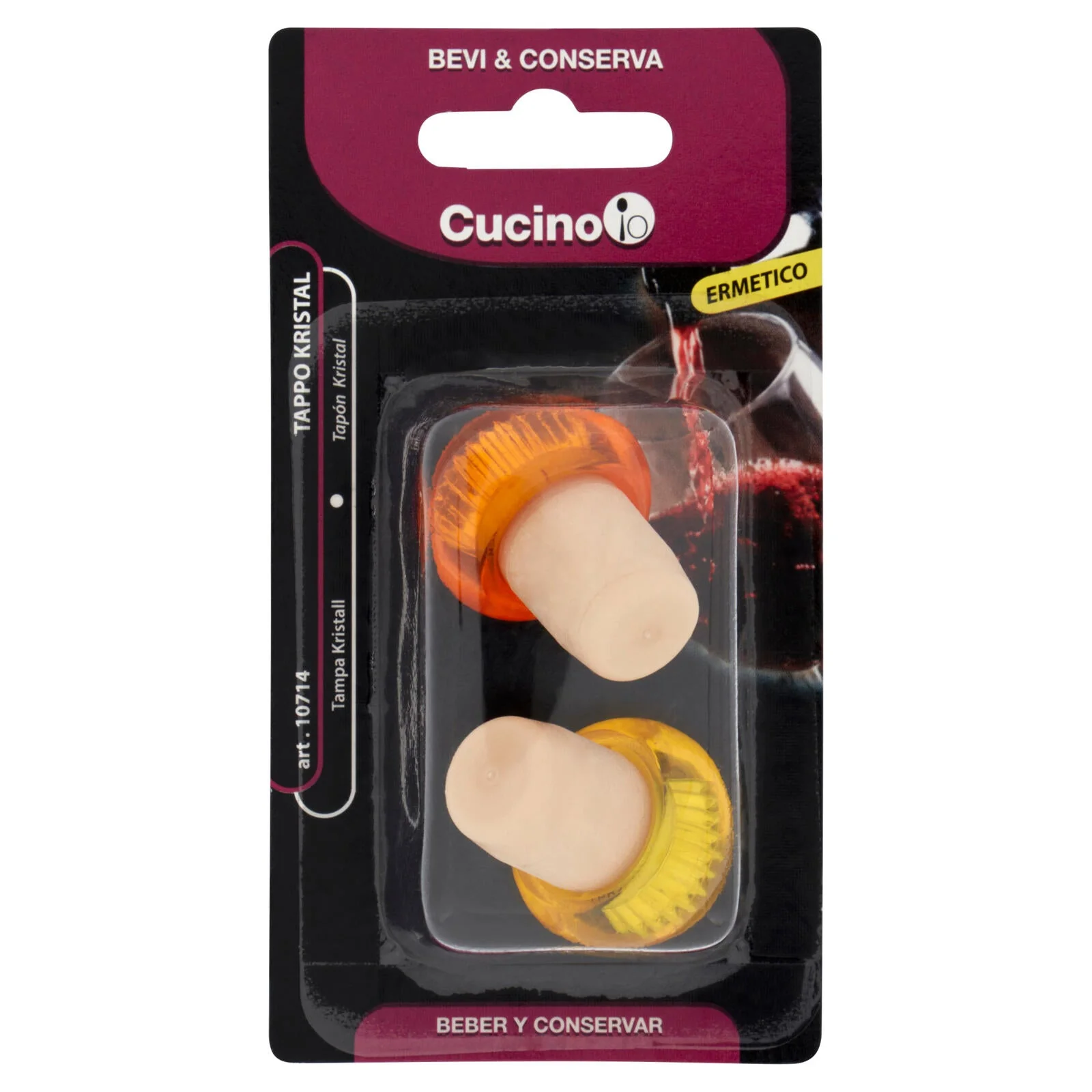 Cucino io Bevi & Conserva Tappo Kristal 2 pz - Image 2