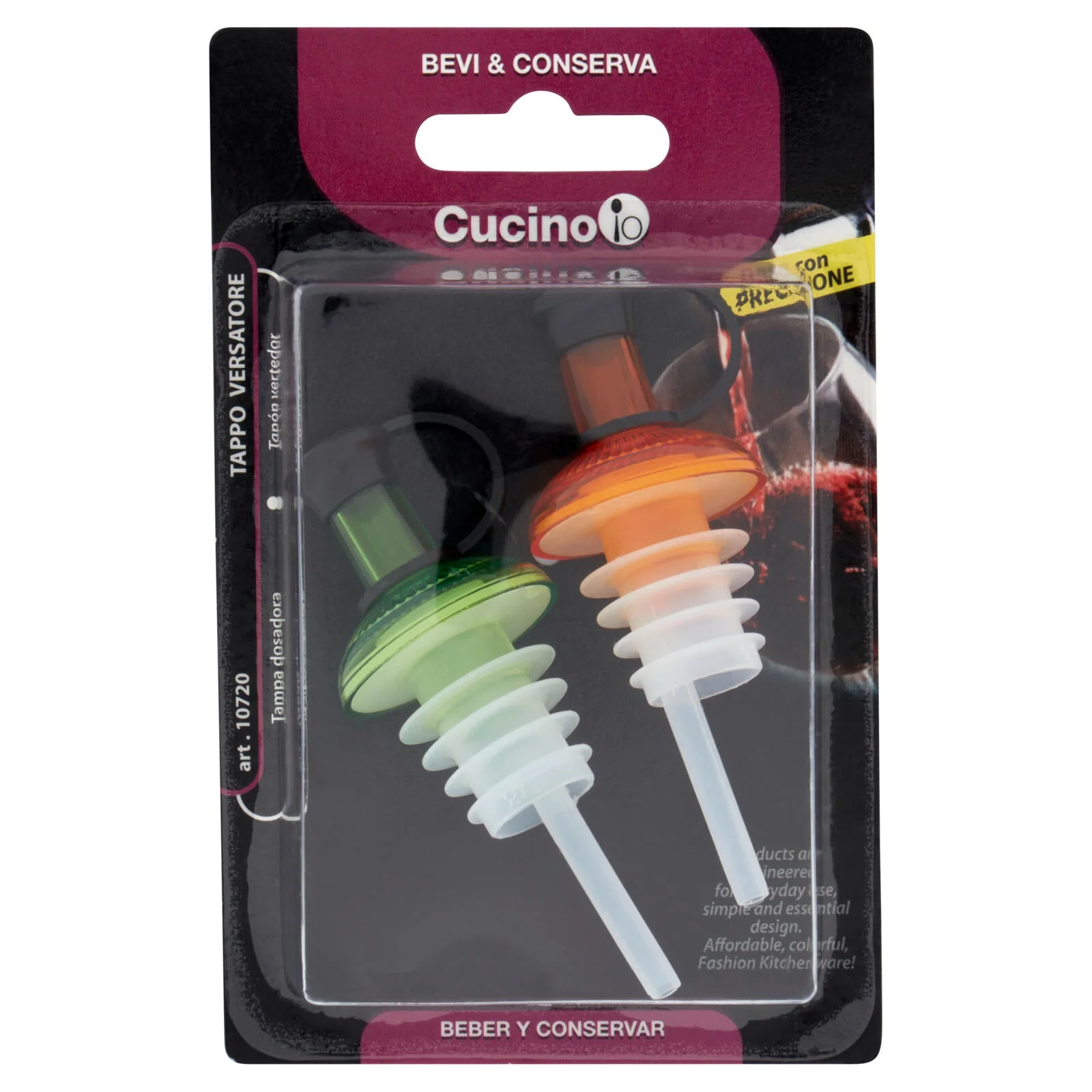Cucino io Bevi & Conserva Tappo Versatore 2 pz - Image 2