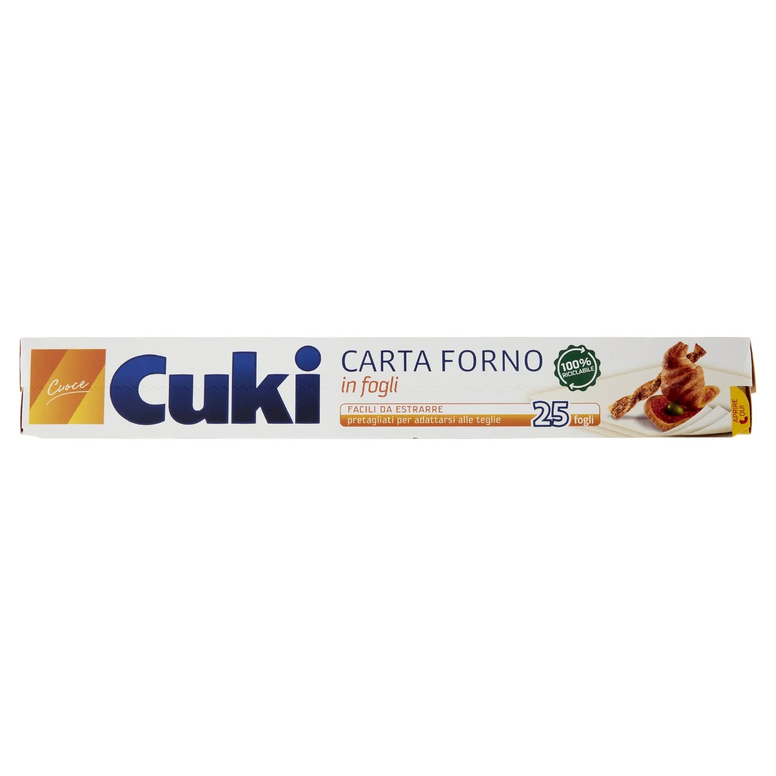 Cuki Cuoce Carta Forno in fogli 25 fogli
