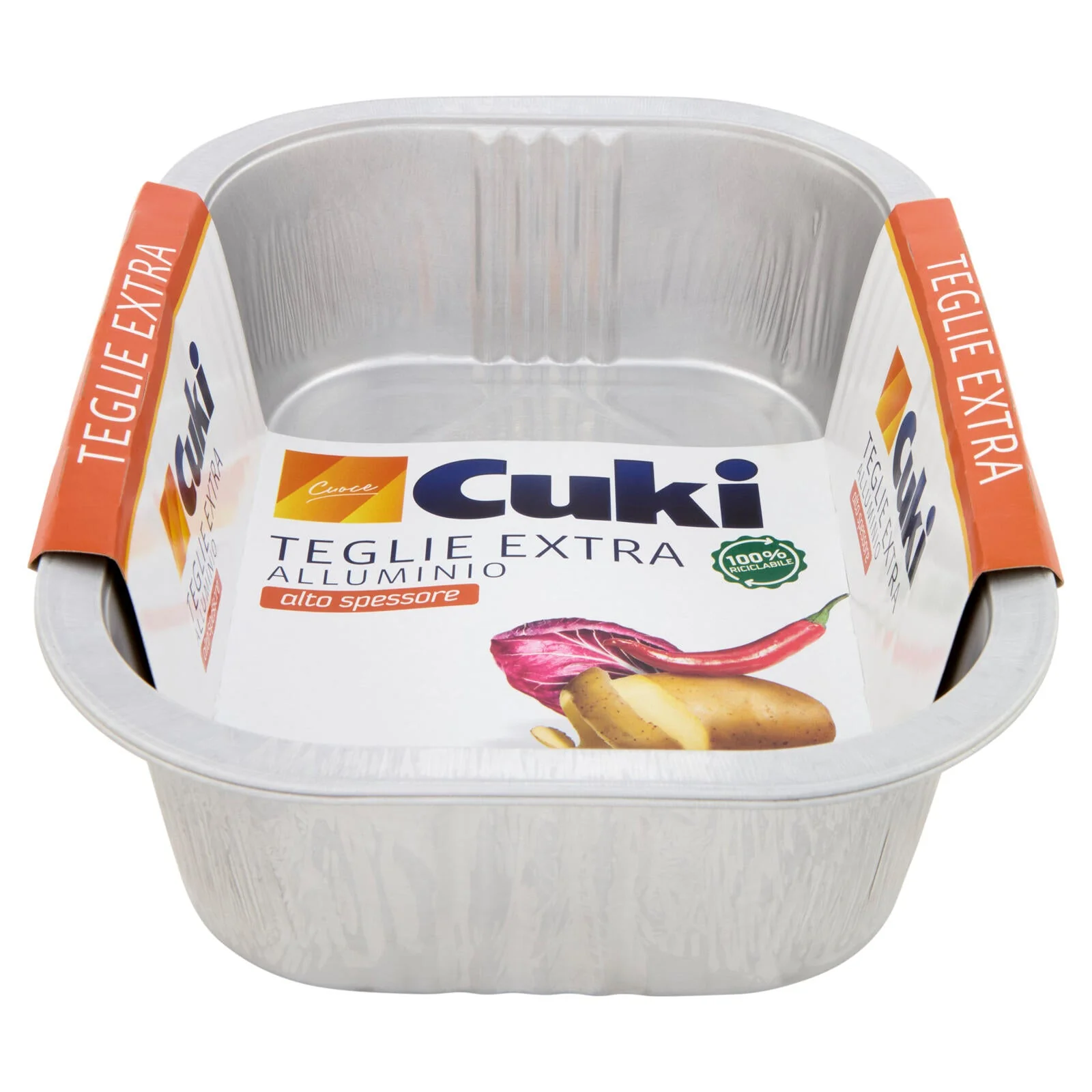Cuki Cuoce Teglie Extra Alluminio alto spessore 4/6 Porzioni 2 pz - Image 2