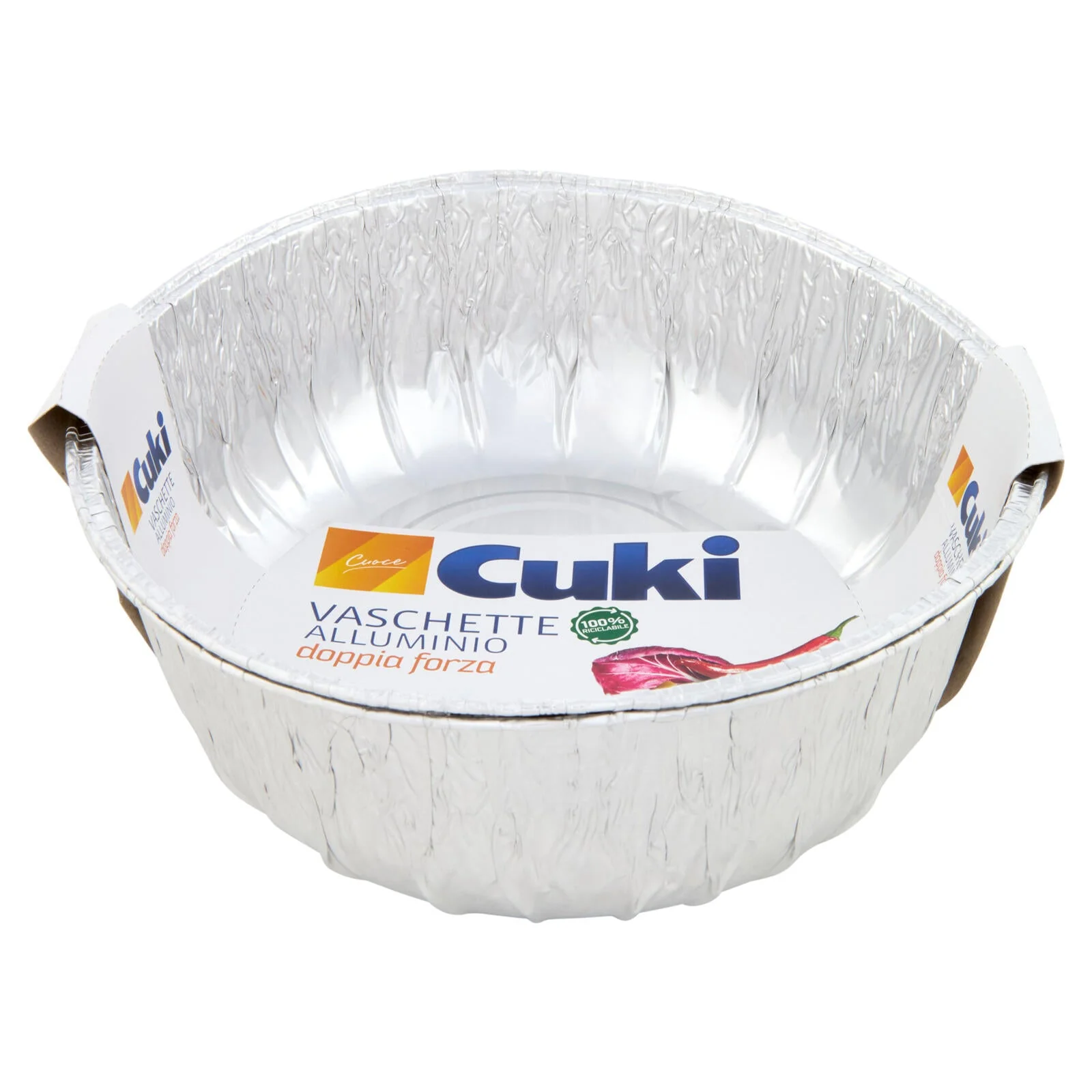 Cuki Cuoce Vaschette Alluminio doppia forza Pollo Arrosto 2 Pz - Image 2