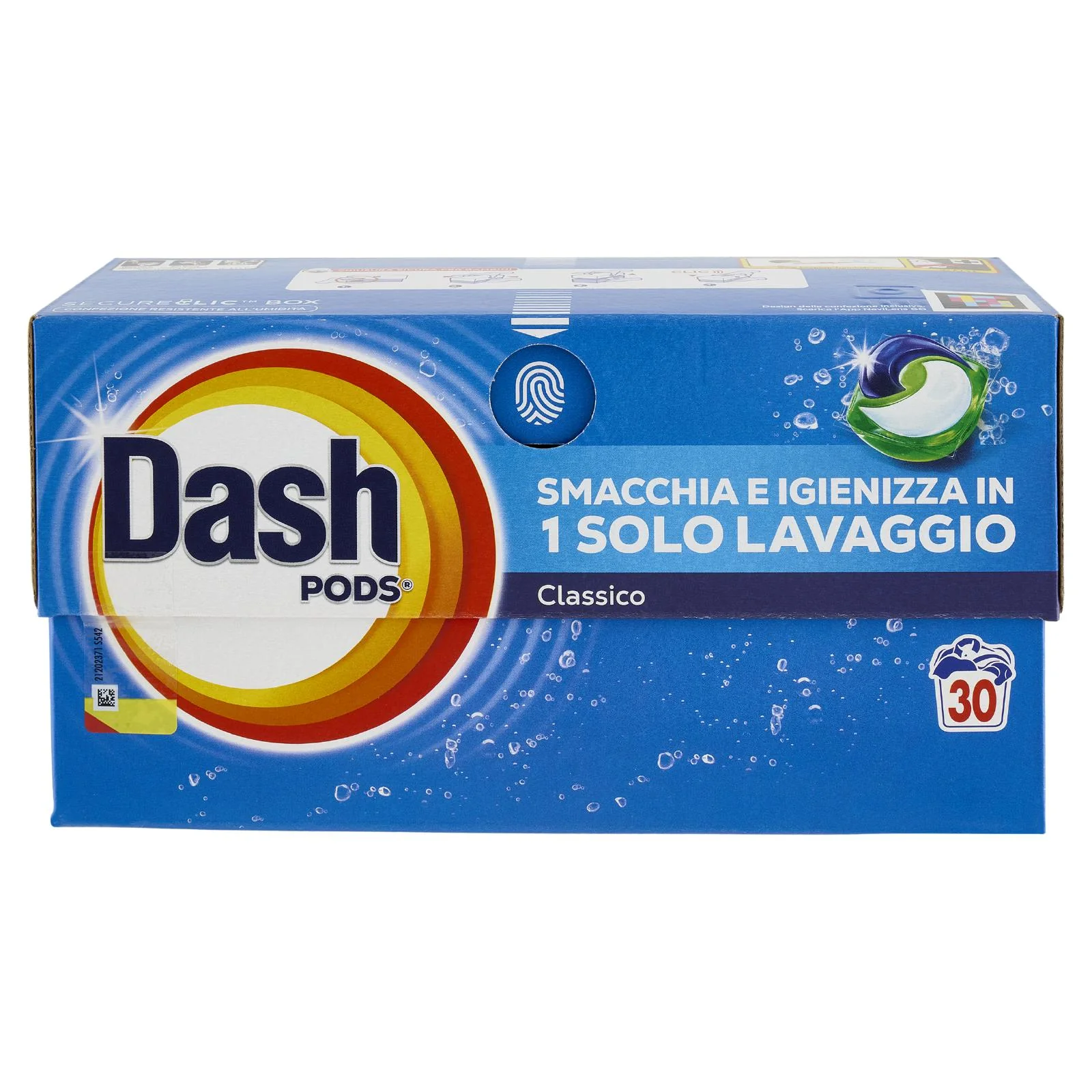 Dash Pods Detersivo Lavatrice In Capsule, Classico, 30 Lavaggi 543 g - Image 2