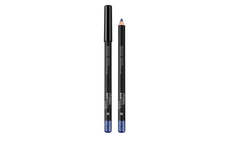 Debby Eyelpencil Glitter Blue N.03