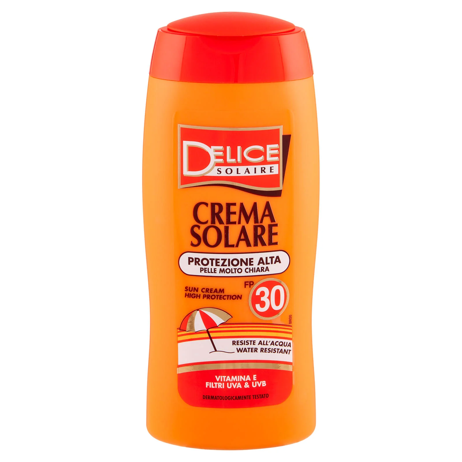Delice Solaire Crema Solare Protezione Alta Pelle Molto Chiara FP 30 250 ml - Image 2
