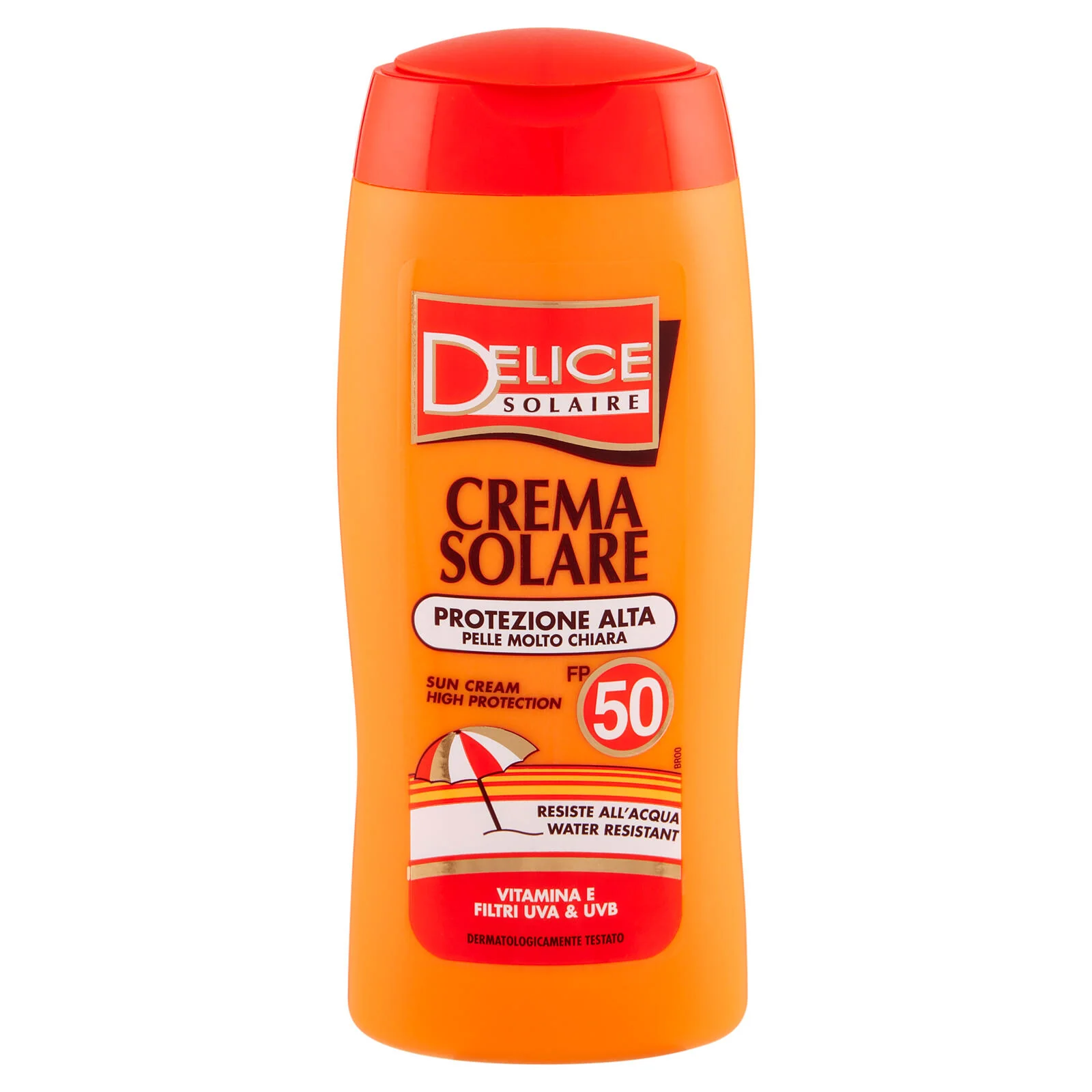 Delice Solaire Crema Solare Protezione Alta Pelle Molto Chiara FP 50 250 ml - Image 2
