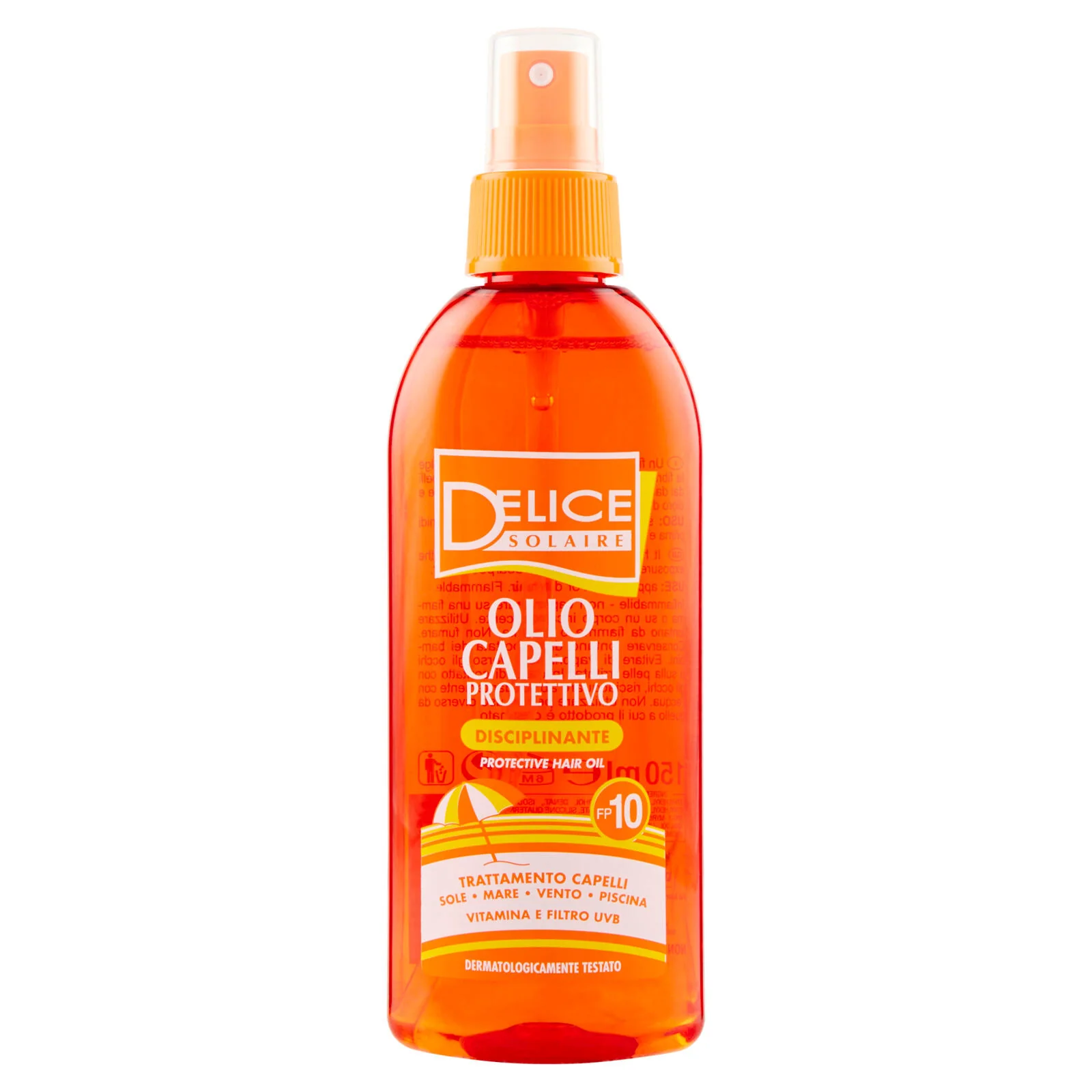 Delice Solaire Olio Capelli Protettivo Disciplinante FP10 150 ml