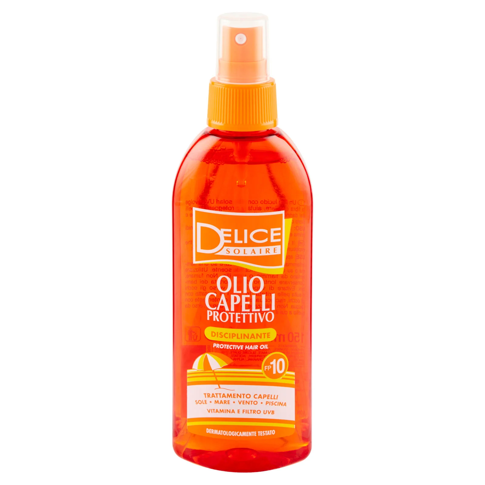 Delice Solaire Olio Capelli Protettivo Disciplinante FP10 150 ml - Image 2