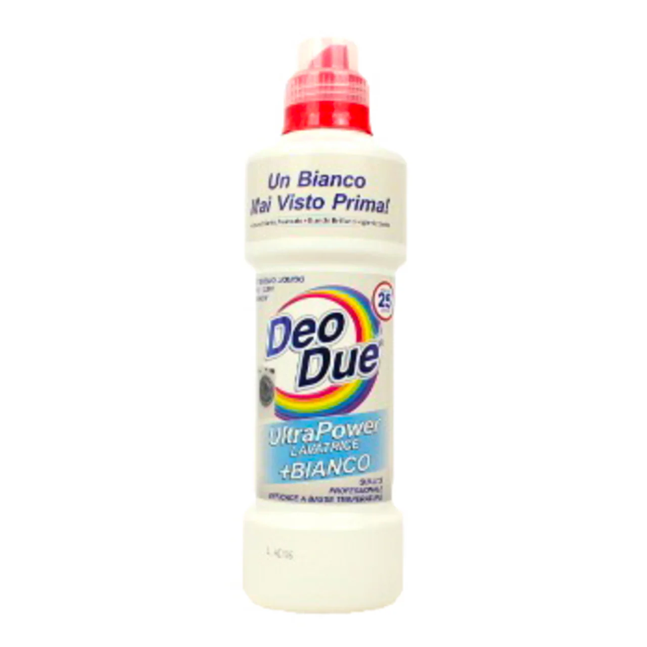 Deo Due - Detersivo Liquido Bucato Lavatrice Ultra Power +Bianco - 1 Lt