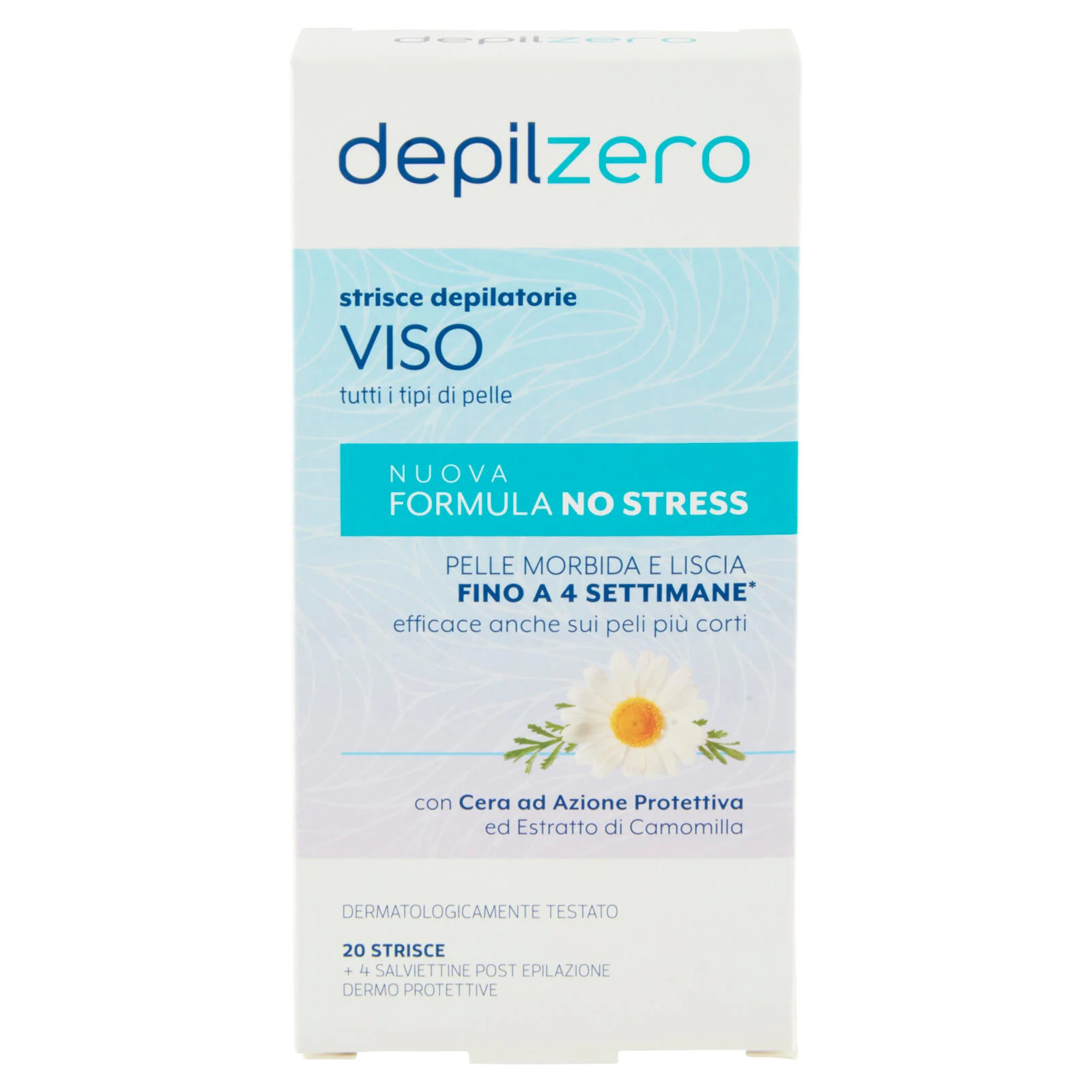 depilzero strisce depilatorie Viso 20 Strisce + 4 Salviettine - Image 2