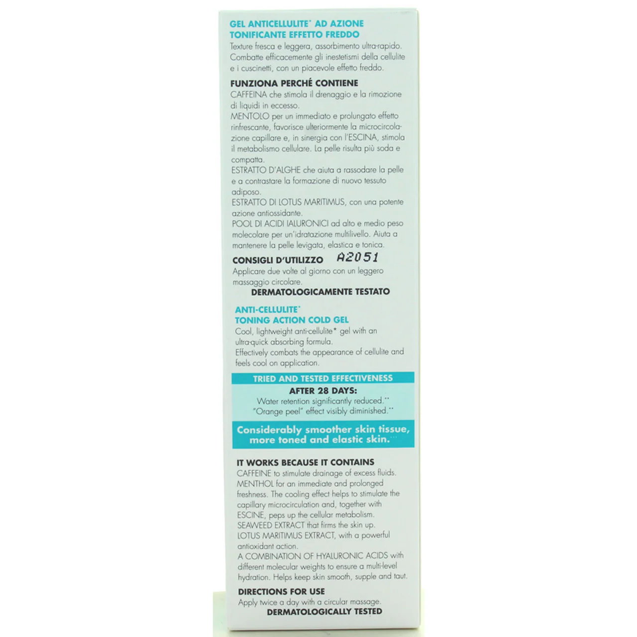 Dermolab - Gel Anticellulite Tonificante Effetto Freddo - 200 ml - Image 2