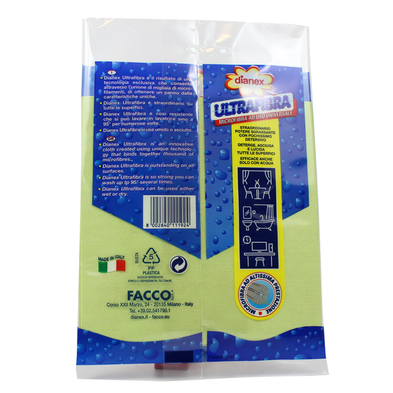 DIANEX - Panno microfibra in tessuto non tessuto, innovativo e unico - 2 pz. - Image 3