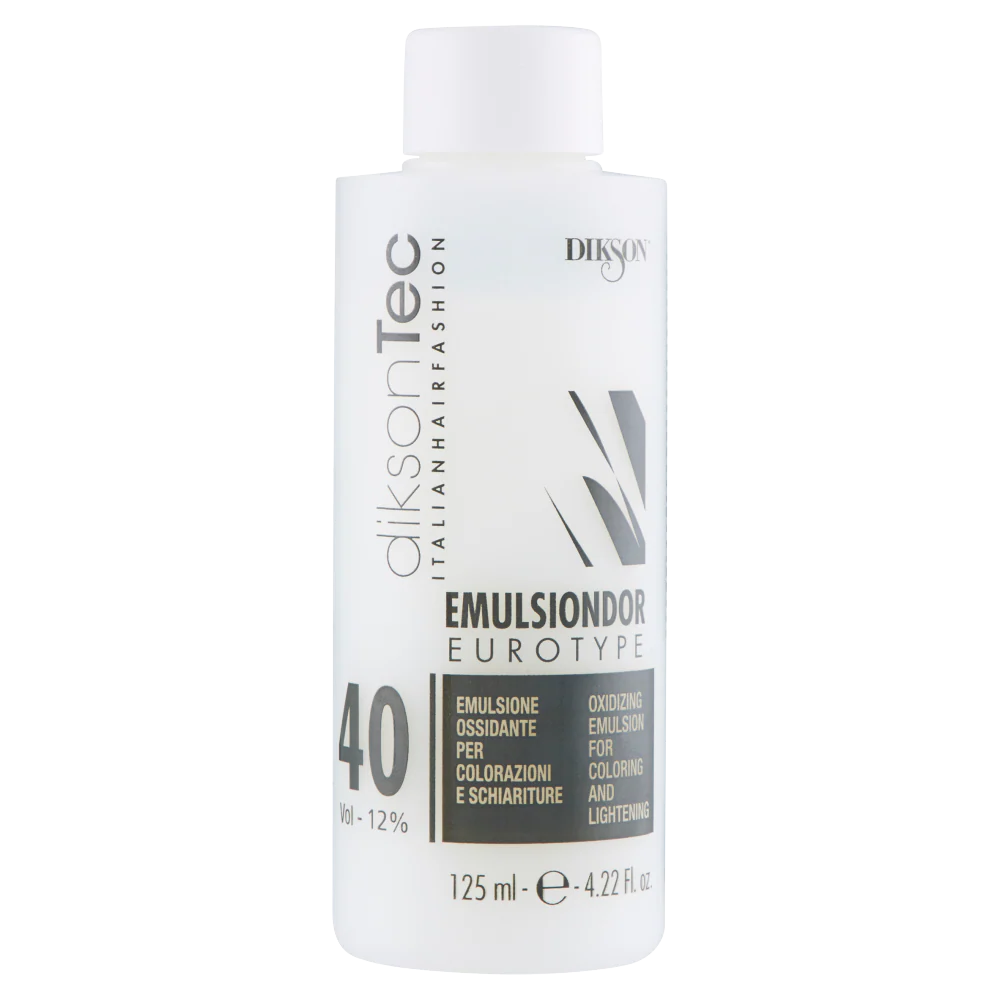 Dikson DiksonTec Emulsiondor - Emulsione Ossidante per Colorazioni e Schiariture 40 Vol - 12% - 125