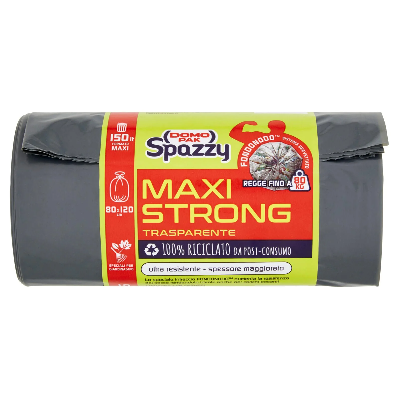 Domopak Spazzy Maxi Strong Trasparente 150 lt 80x120 cm 10 pz - Image 2