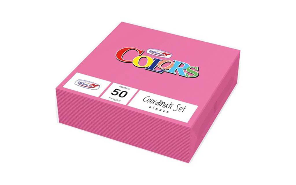 DOPLA TOVAGLIOLI OVATTA 2 VELI FUCSIA