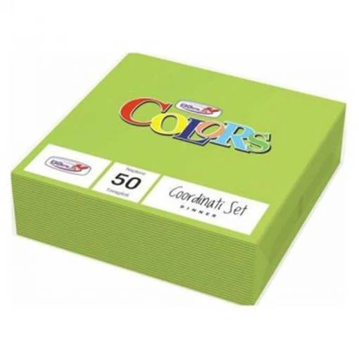 DOPLA TOVAGLIOLI OVATTA VERDE ACIDO 2 VELI