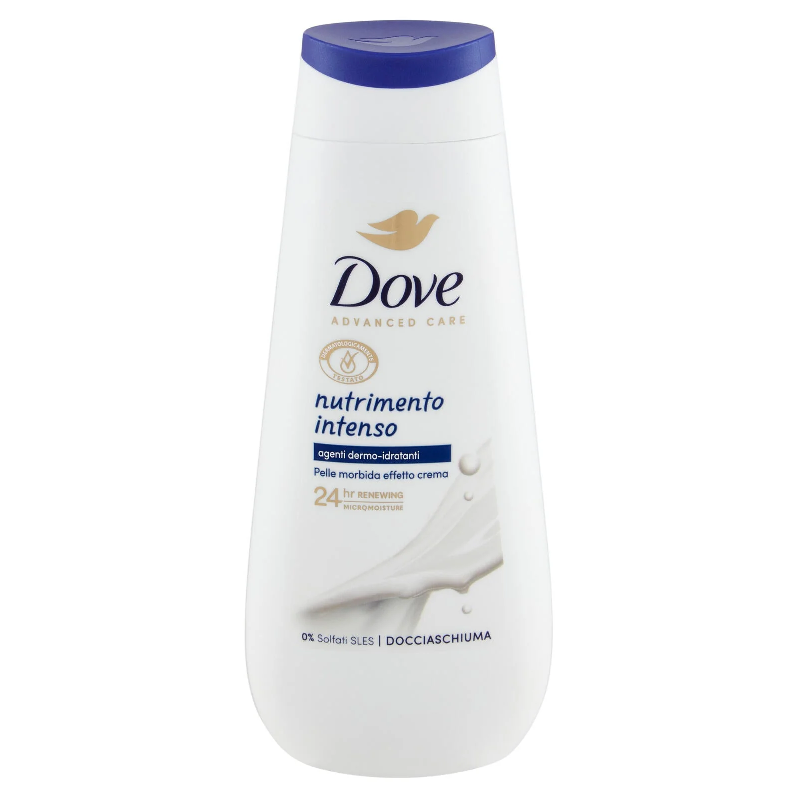 Dove Advanced Care Docciaschiuma nutrimento intenso agenti dermo-idratanti 225 ml - Image 2