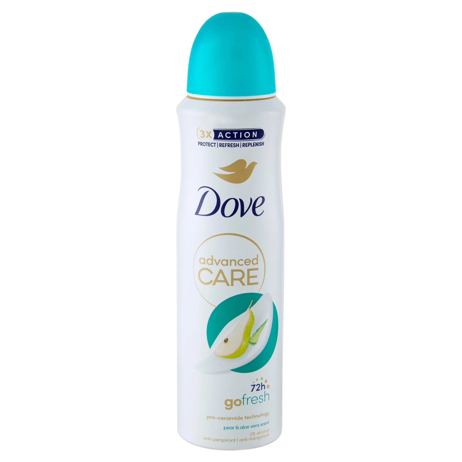 Dove advanced Care go fresh pear & aloe vera scent anti-perspirant 150 ml - Image 2