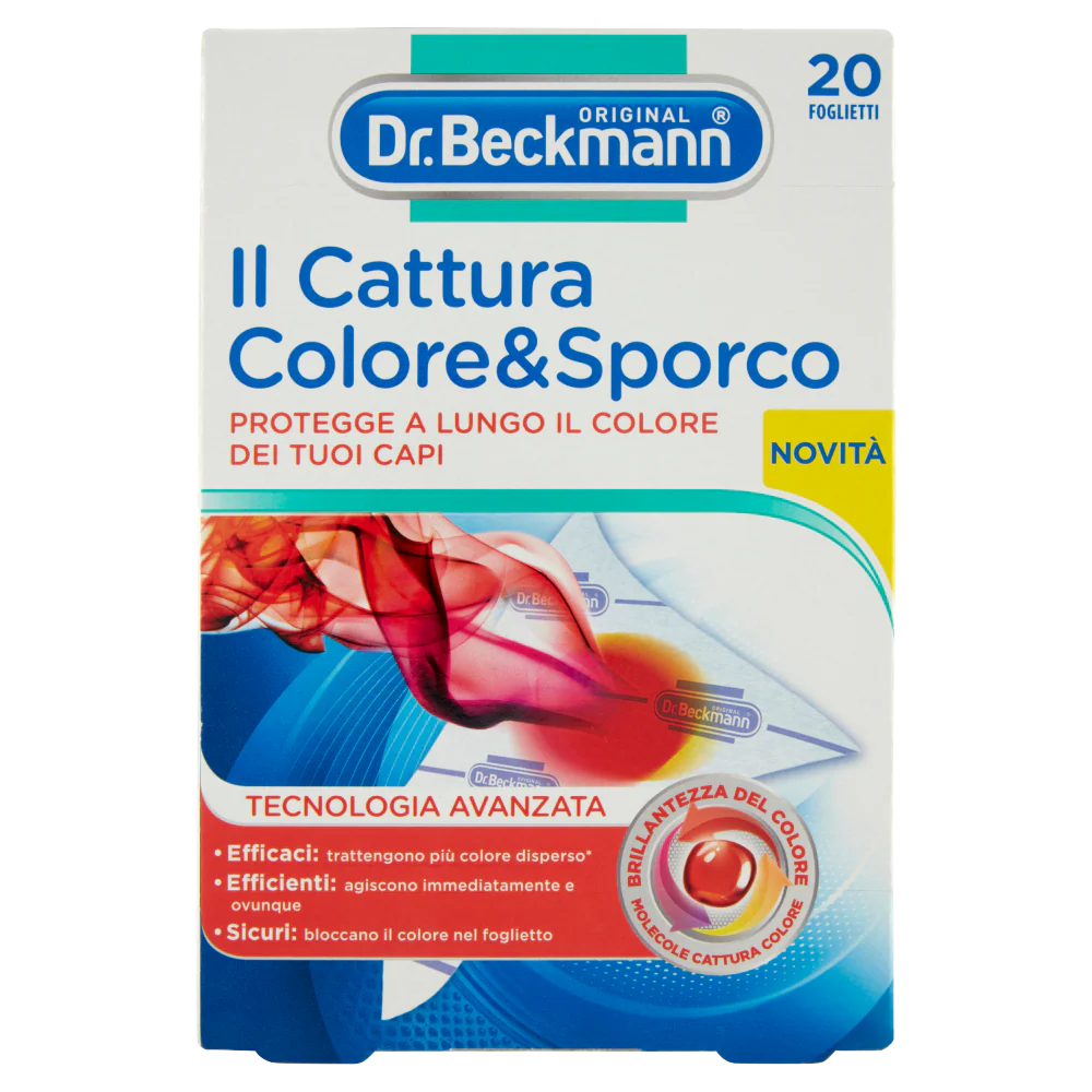 Dr. Beckmann il Cattura Colore&Sporco 20 pz