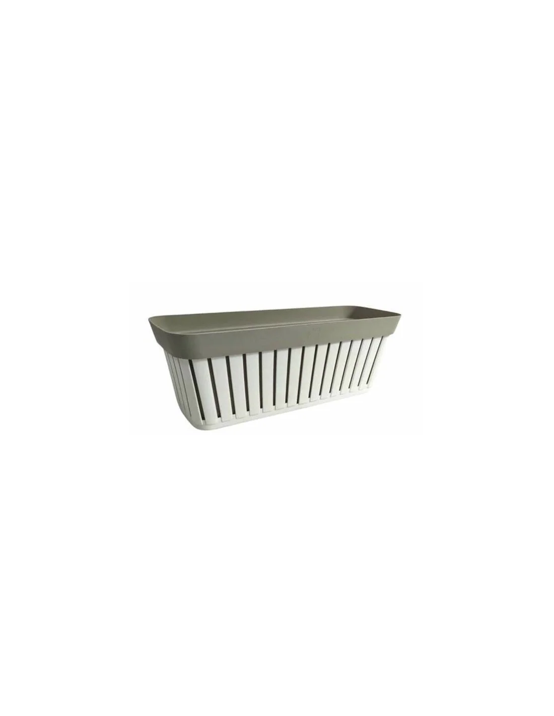 Ecoplast Srl - Kreta Balconetta 40cm Bianco/Tortora