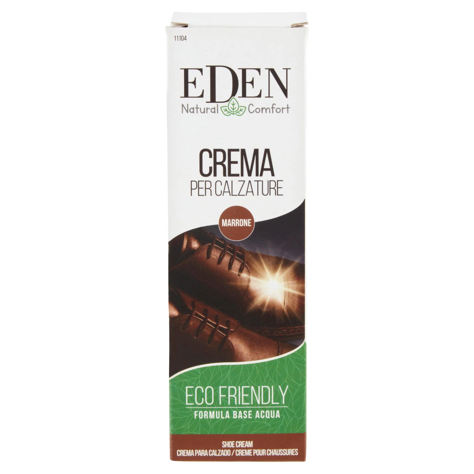 Eden Natural Comfort Crema per Calzature Marrone 50 ml - Image 2