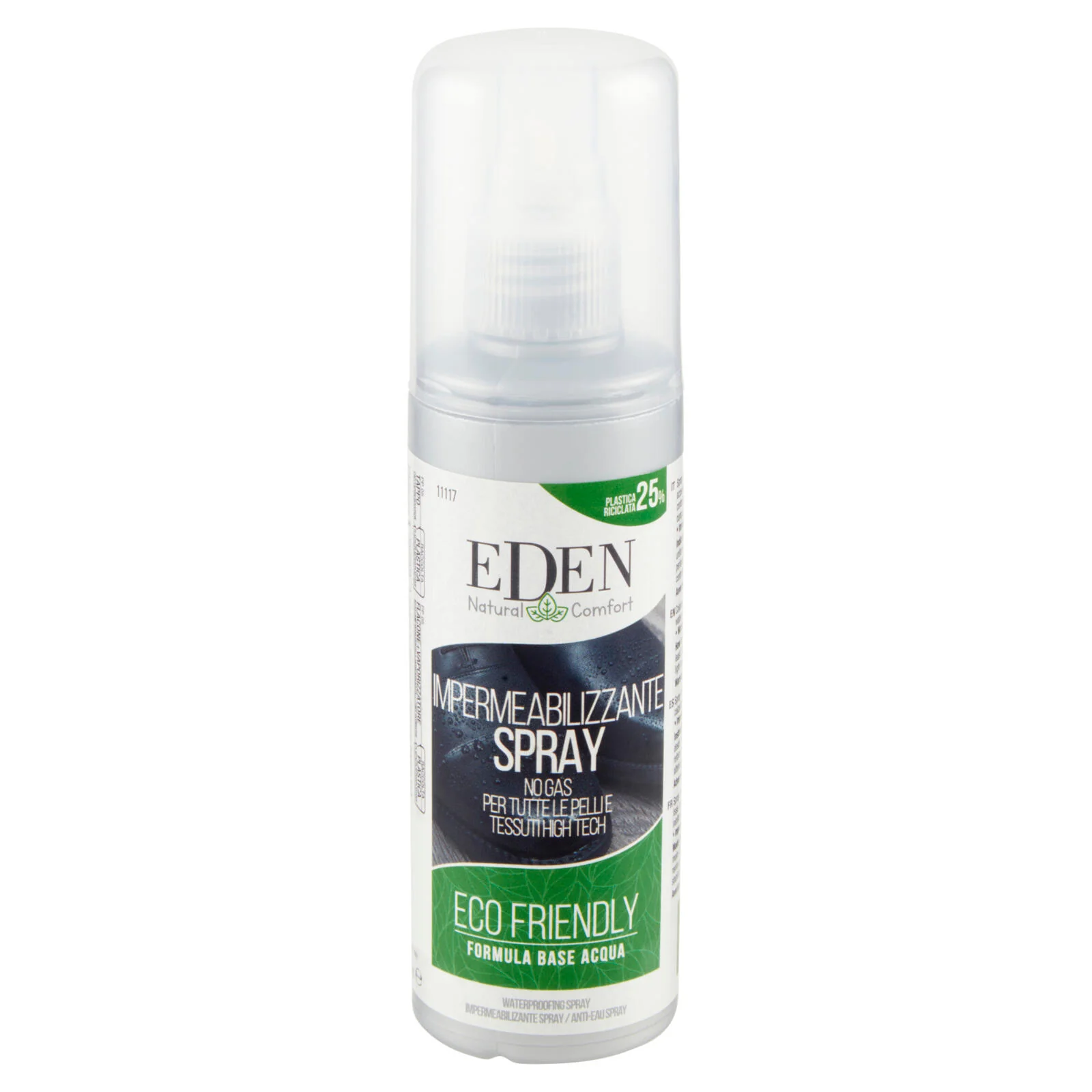 Eden Natural Comfort Impermeabilizzante Spray No Gas per Tutte le Pelli e Tessuti High Tech 100 ml - Image 2