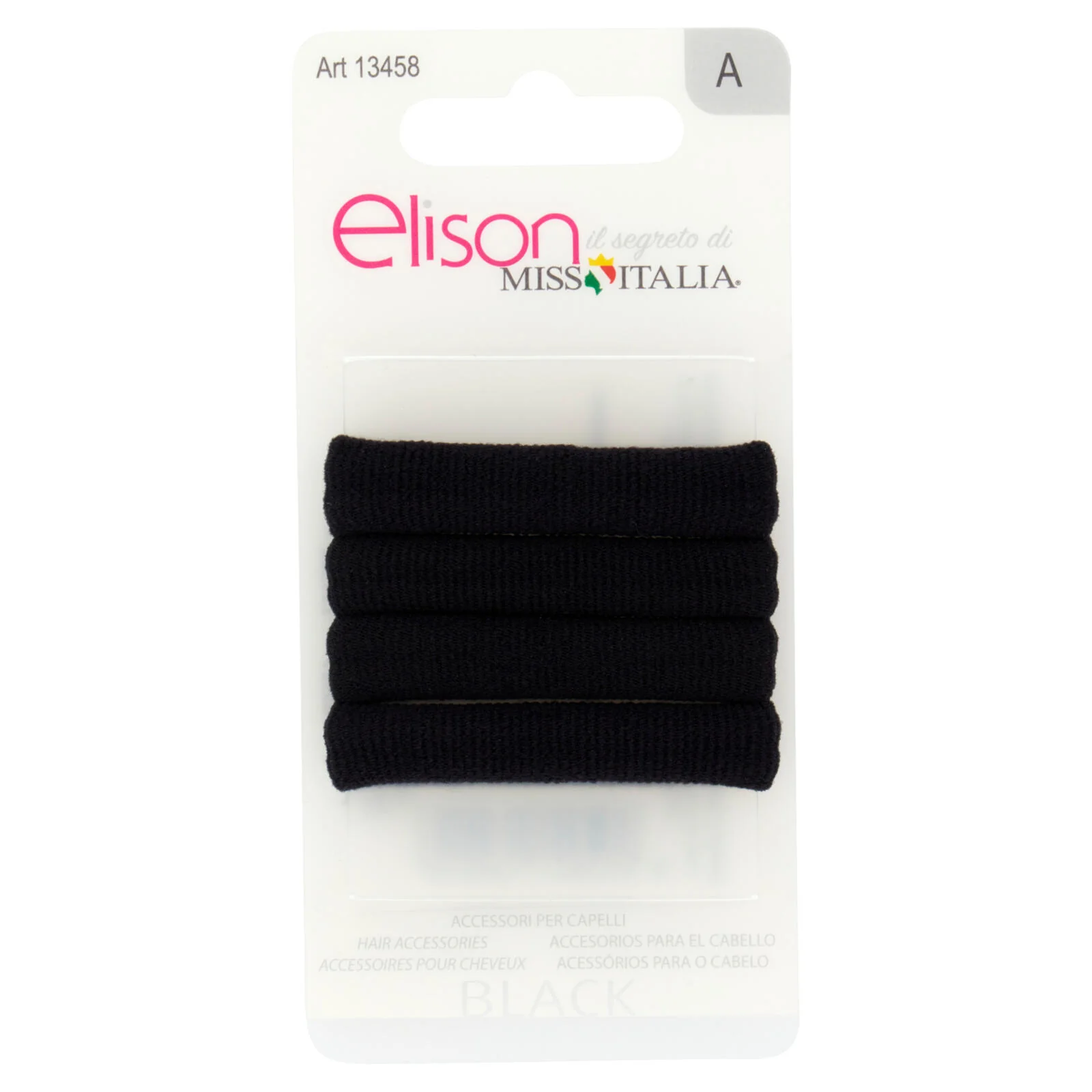elison Accessori per Capelli Black 4 pz