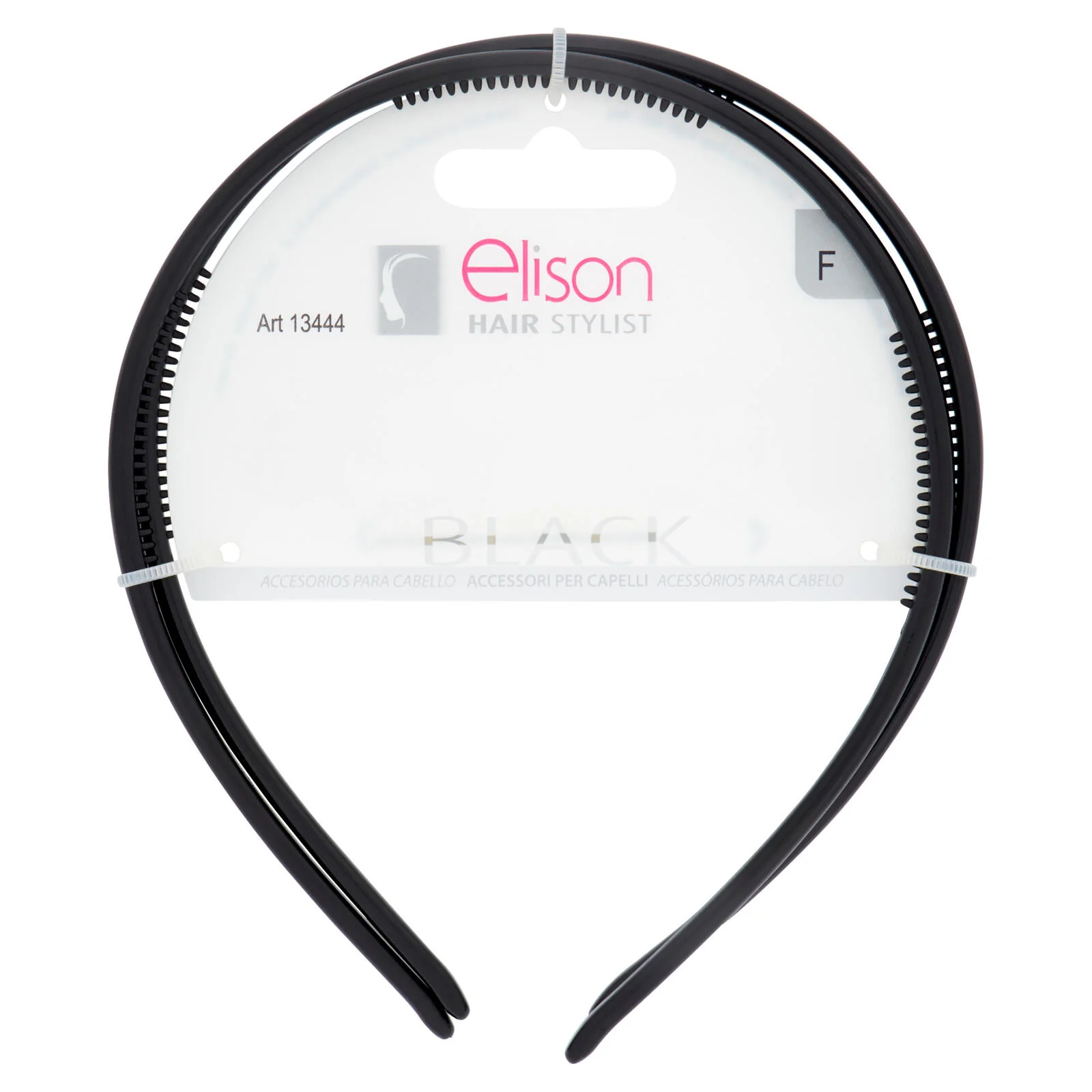 elison Hair Stlylist Cerchietto Black 2 pz