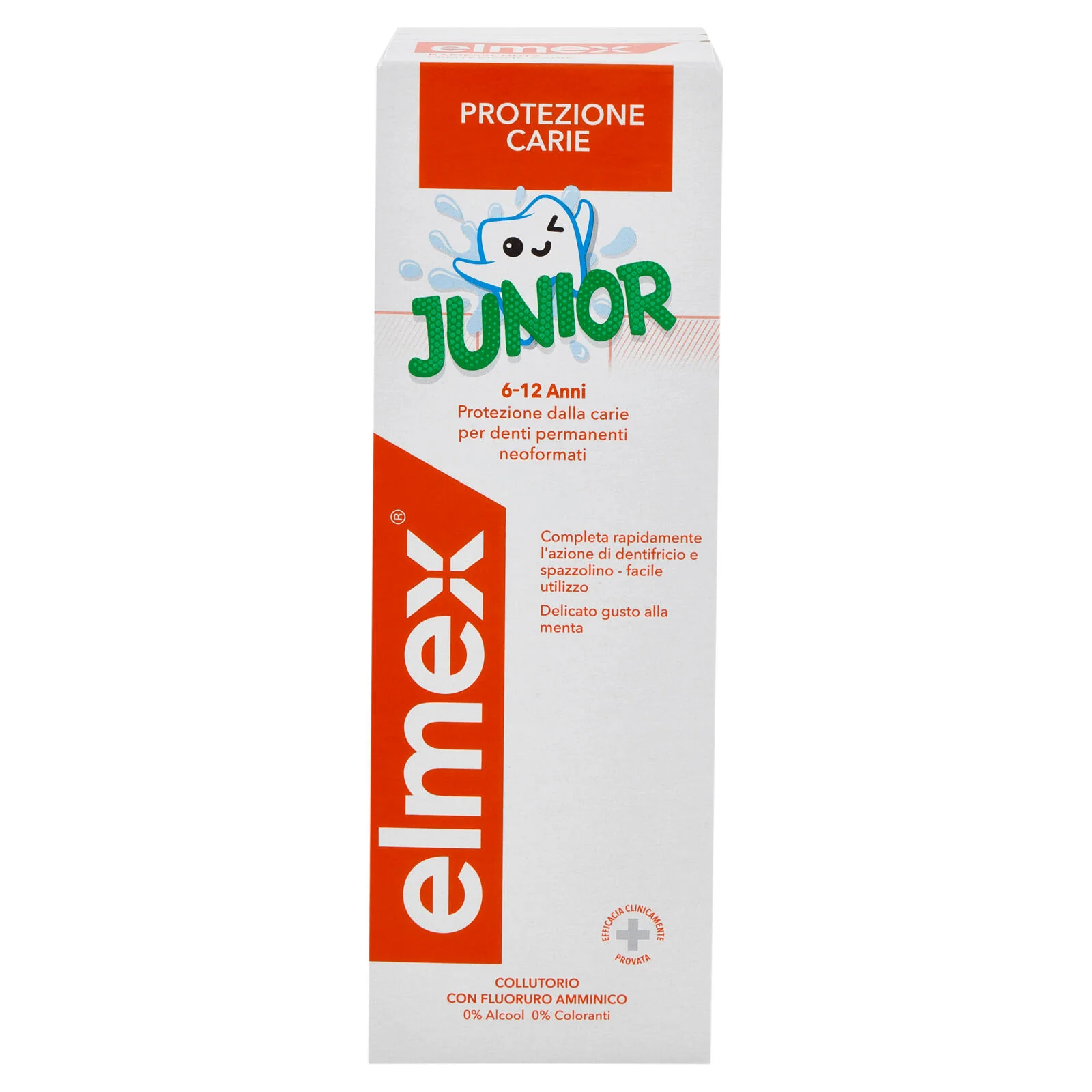 elmex collutorio Protezione Carie Junior 6-12 anni bambini 400 ml - Image 2