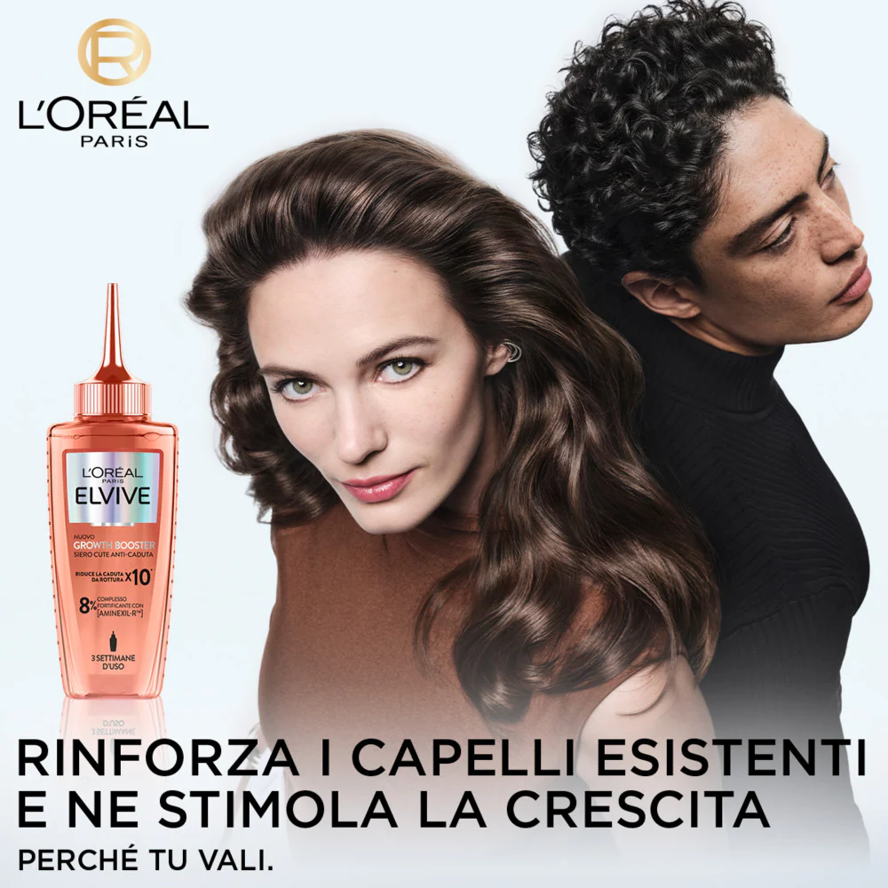 Elvive Growth Booster Siero Cute Anti-Caduta senza risciacquo con complesso fortificante con [Aminexil-R™] per capelli tendenti a caduta e a rottura - Image 2