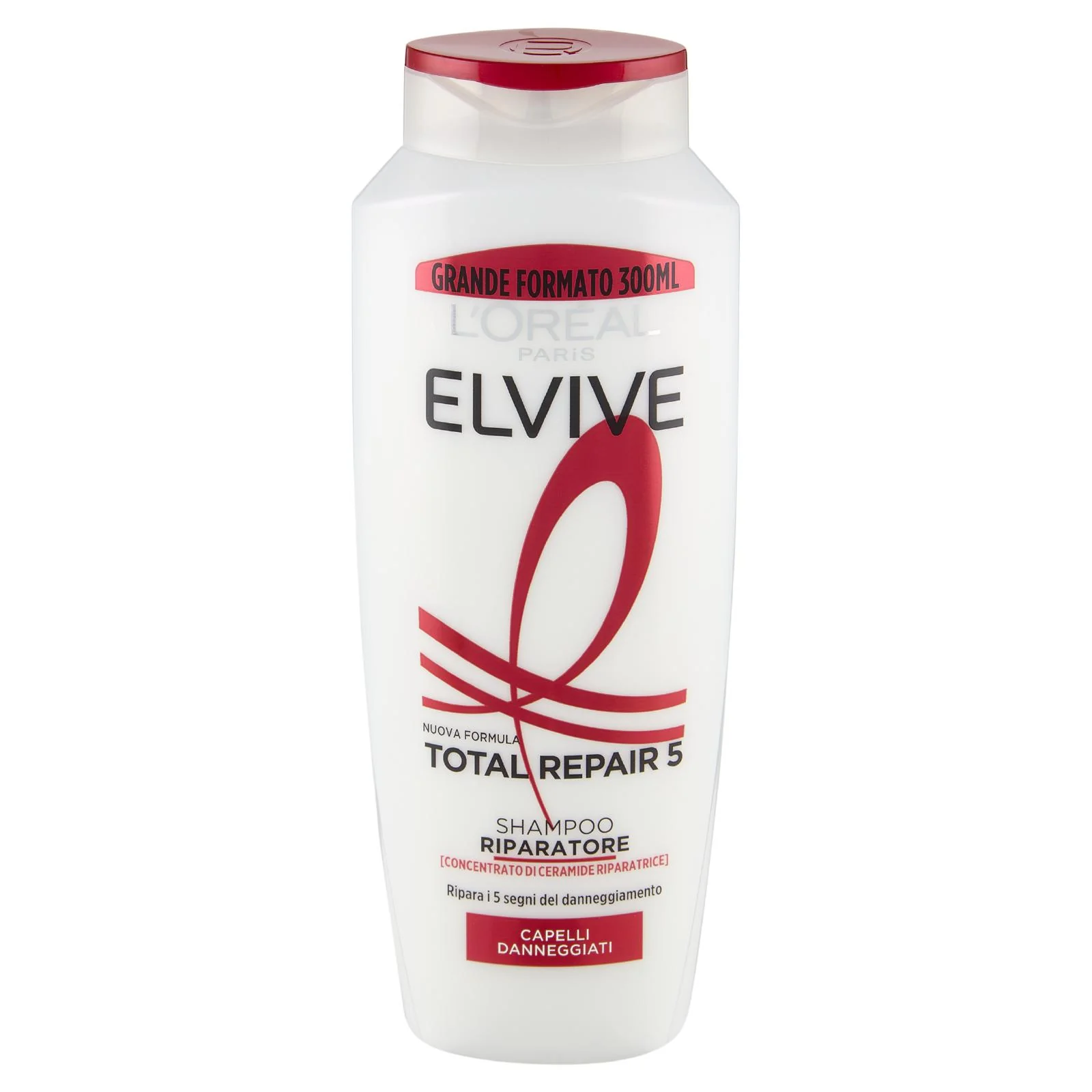 Elvive Total Repair 5 Shampoo Riparatore, per Capelli Danneggiati, 300 ml - Image 2