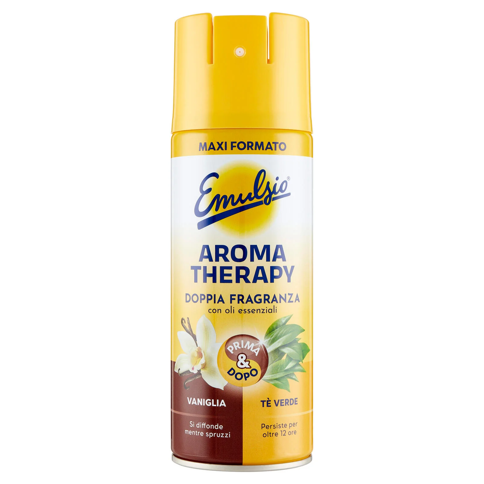 Emulsio Aroma Terapy Doppia Fragranza Vaniglia Tè Verde 350 ml