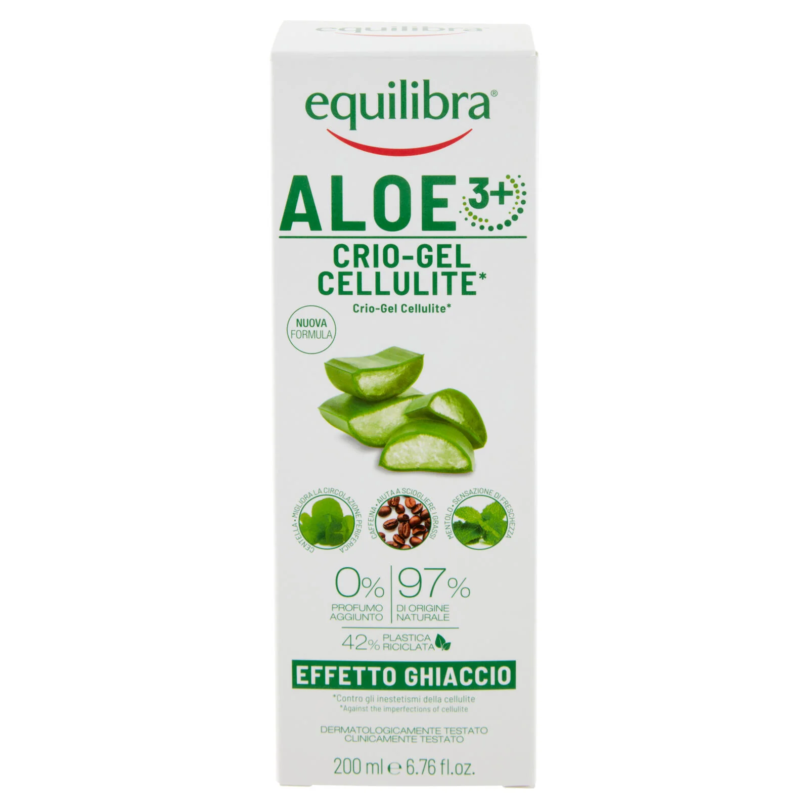 equilibra Aloe 3+ Crio-Gel Cellulite* Effetto Ghiaccio 200 ml - Image 2
