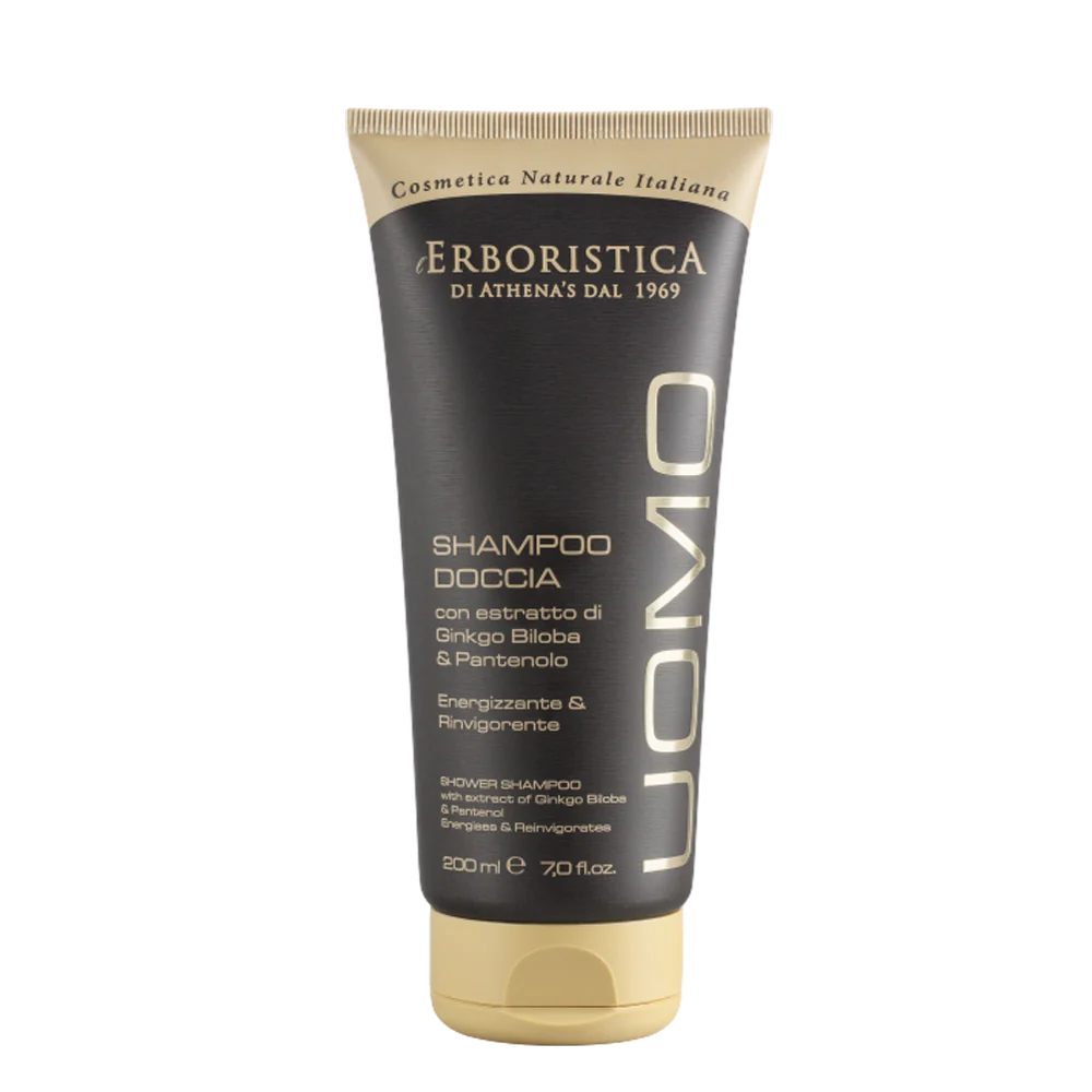 Erboristica - Uomo Ginkgo Biloba & Pantenolo Shampoo Doccia - 200 ml