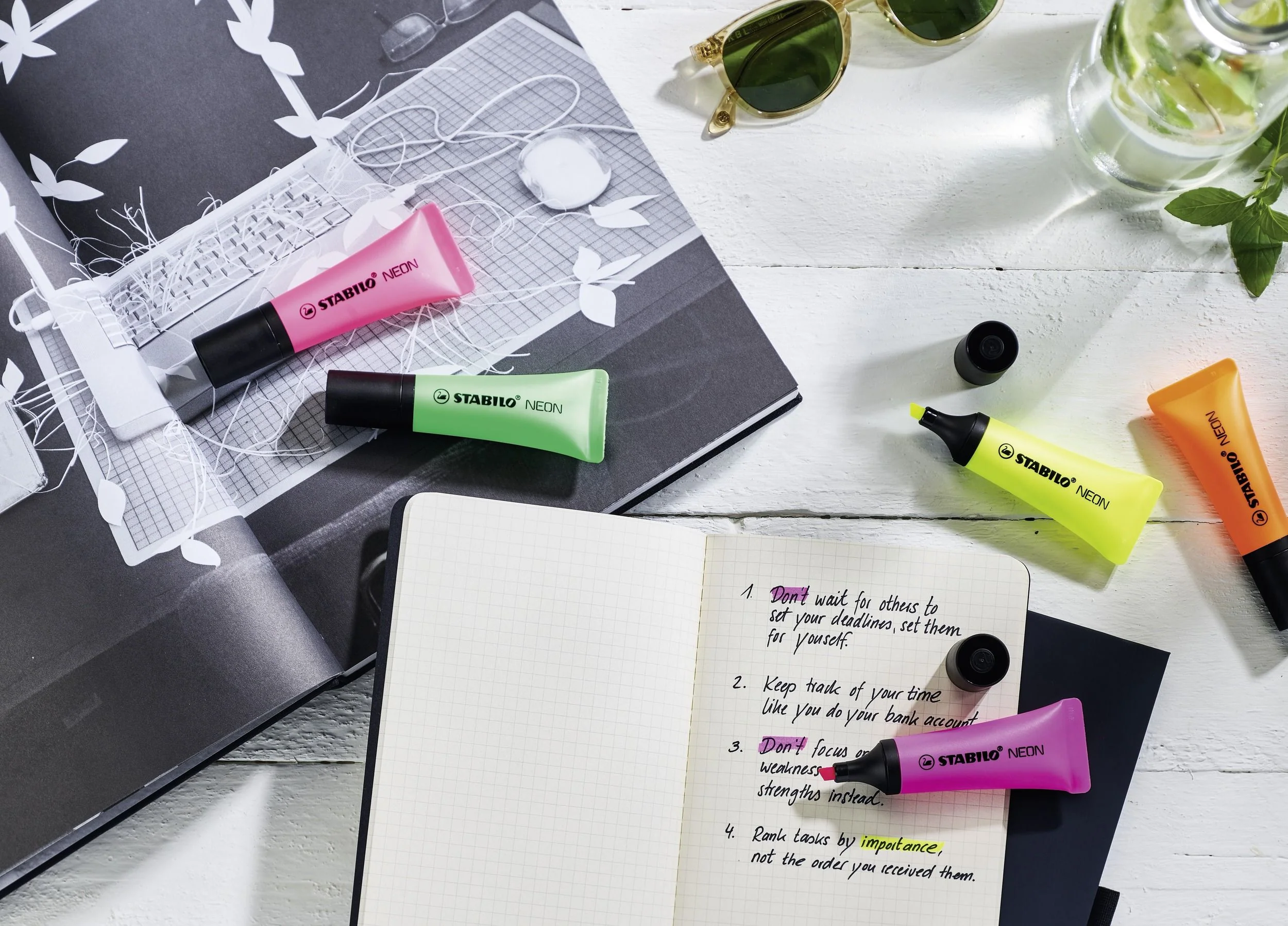 Evidenziatore - STABILO NEON - Rosa - Image 3