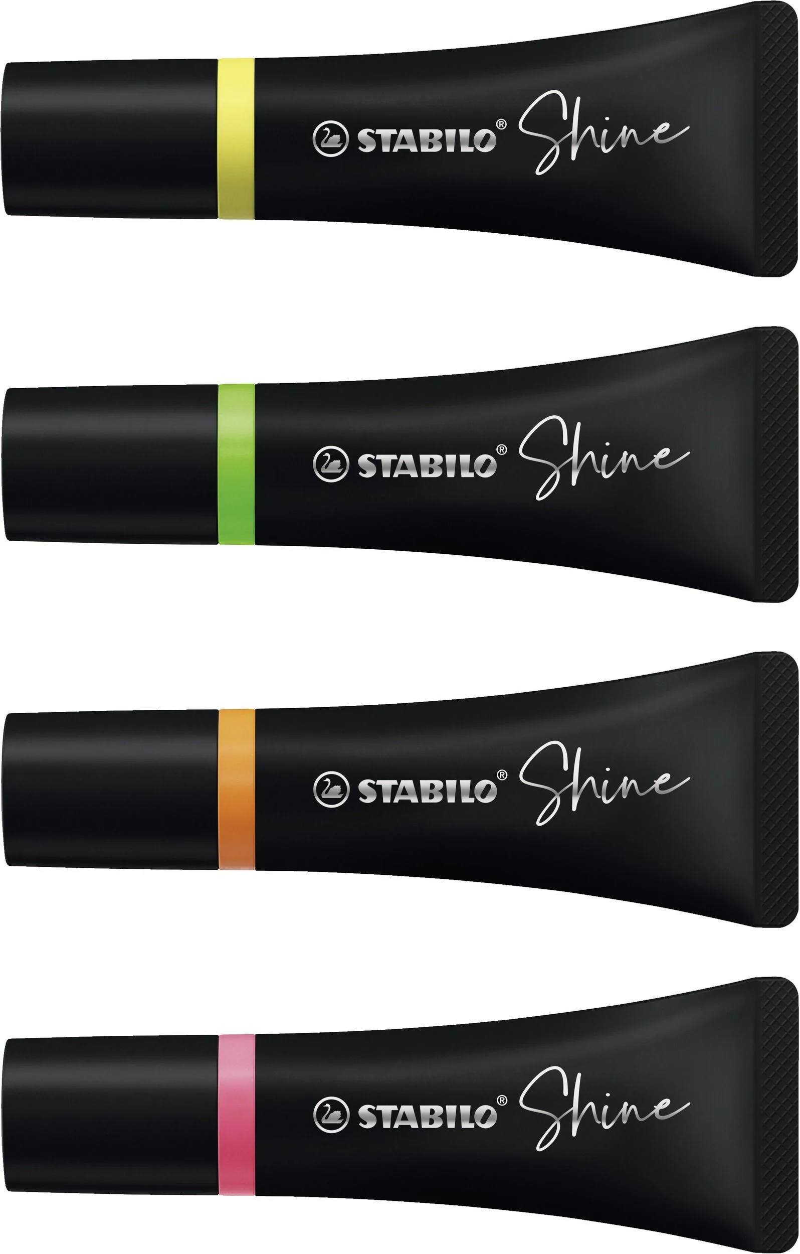 Evidenziatore – STABILO Shine - Astuccio da 4 - Giallo/Arancione/Verde/Rosa - Image 2