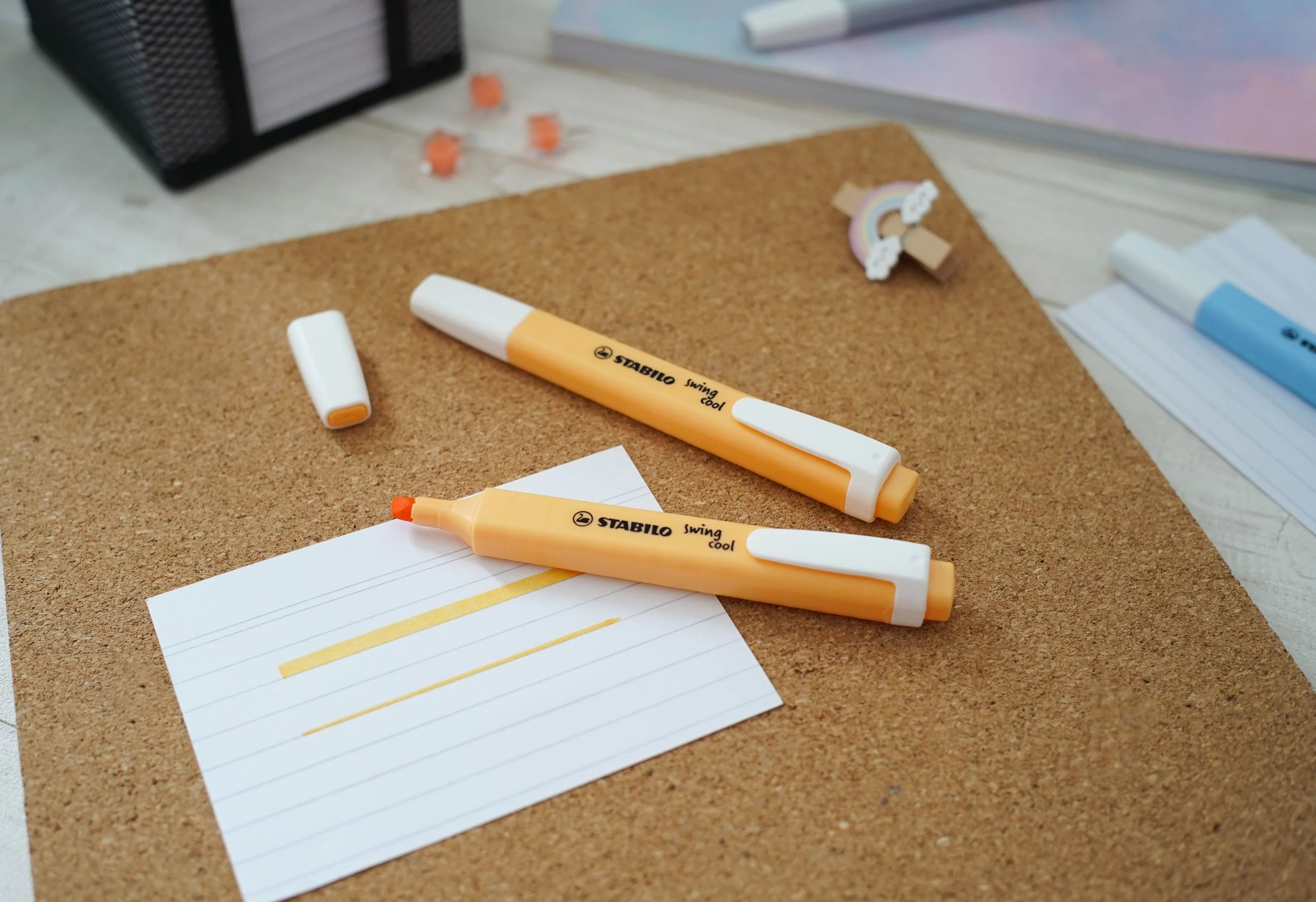 Evidenziatore - STABILO swing cool Pastel - Arancione Papaya - Image 3
