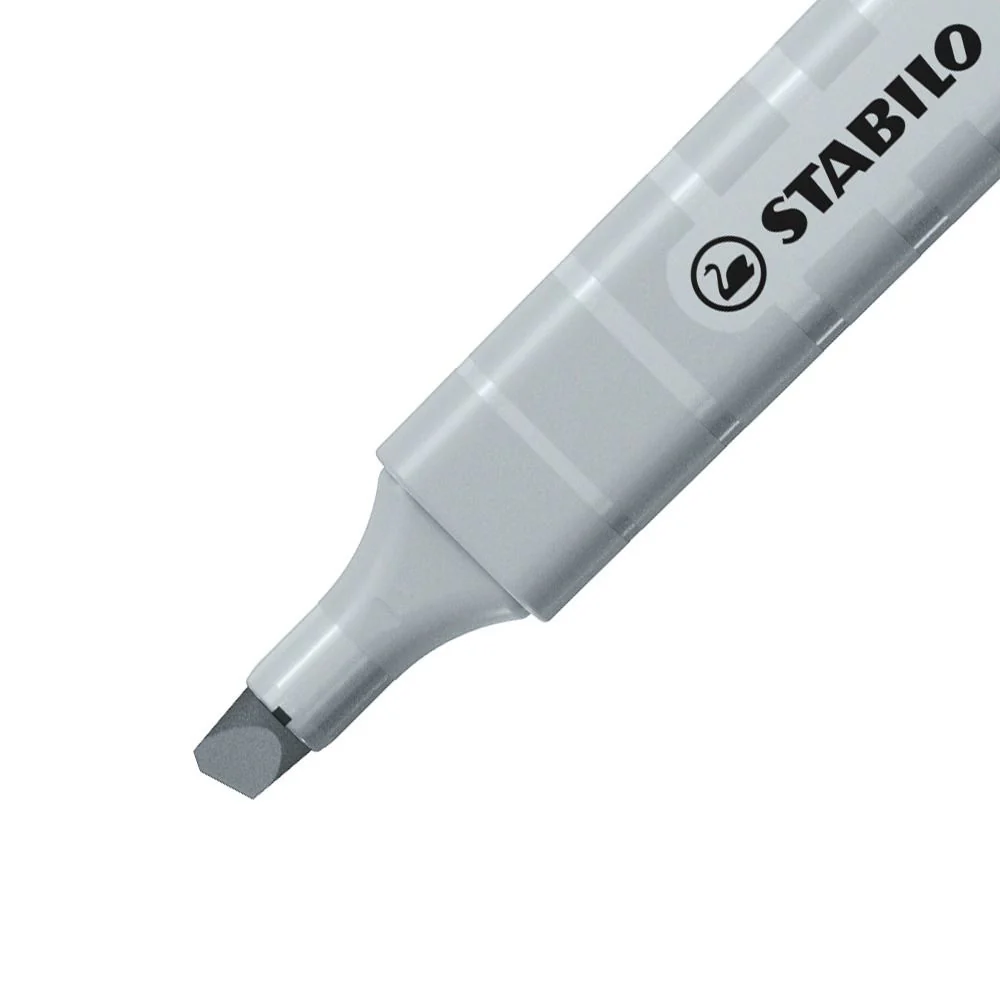 Evidenziatore - STABILO swing cool Pastel - Grigio Polvere - Image 2