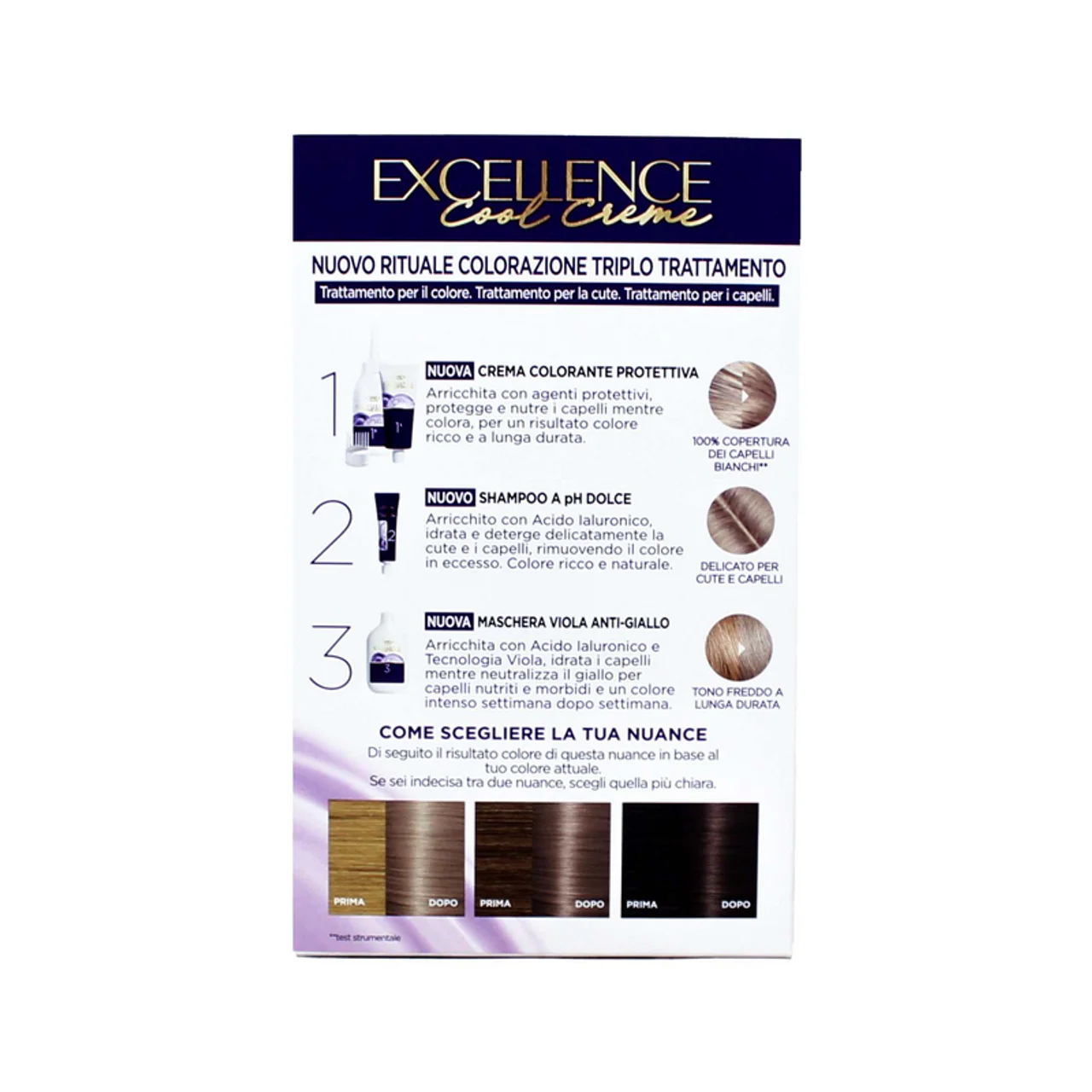 EXCELLENCE - Crema colorante biondo chiaro ultra freddo - 8.11 - Image 2