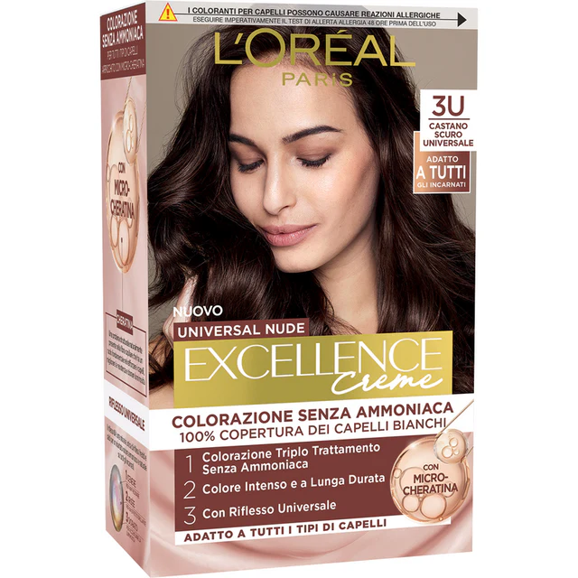 EXCELLENCE NUDE 3U CASTANO SCURO