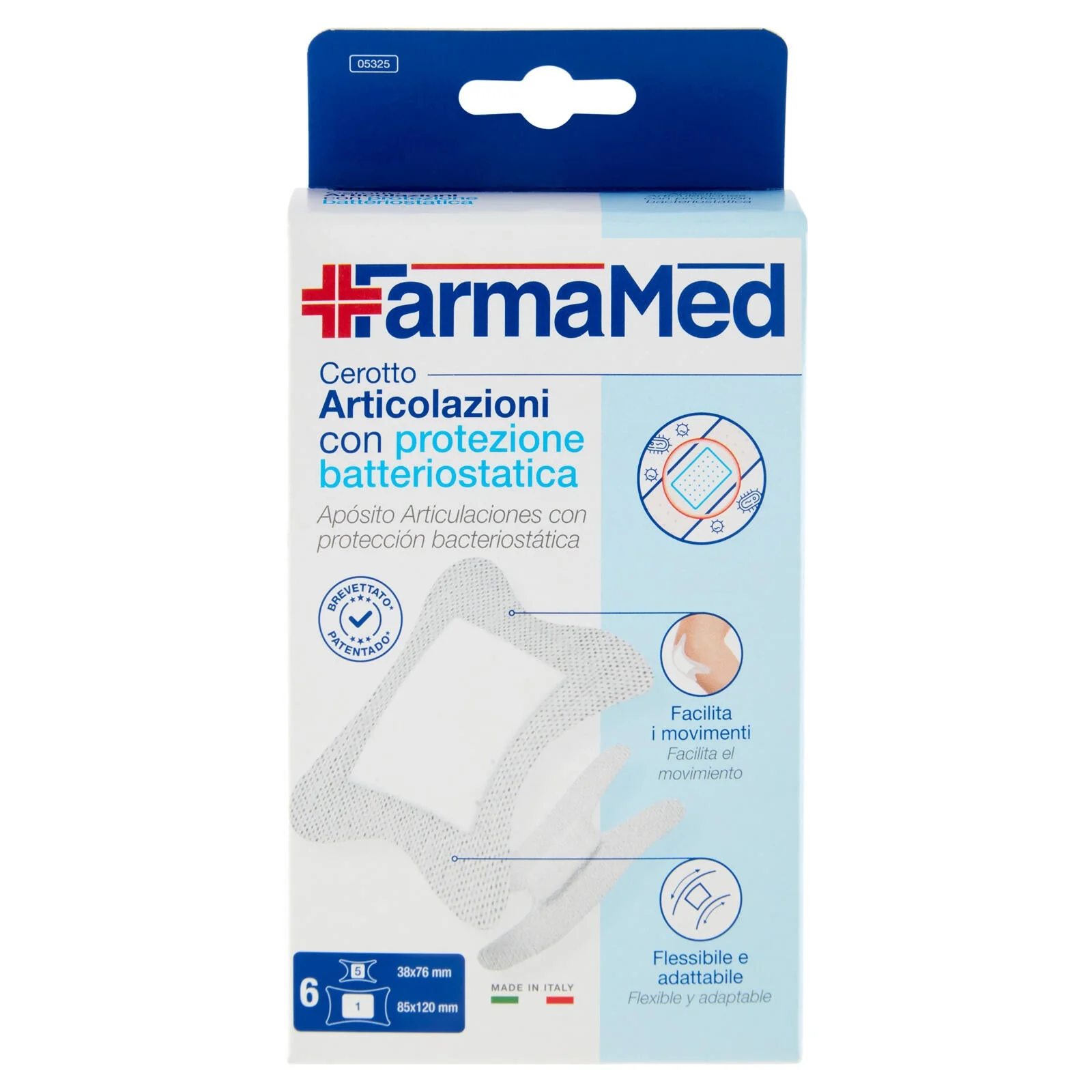 FarmaMed Cerotto Articolazioni con protezione batteriostatica 6 pz - Image 4