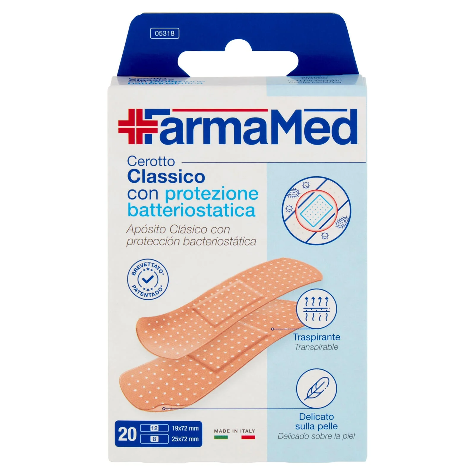 FarmaMed Cerotto Classico con protezione batteriostatica 20 pz - Image 4