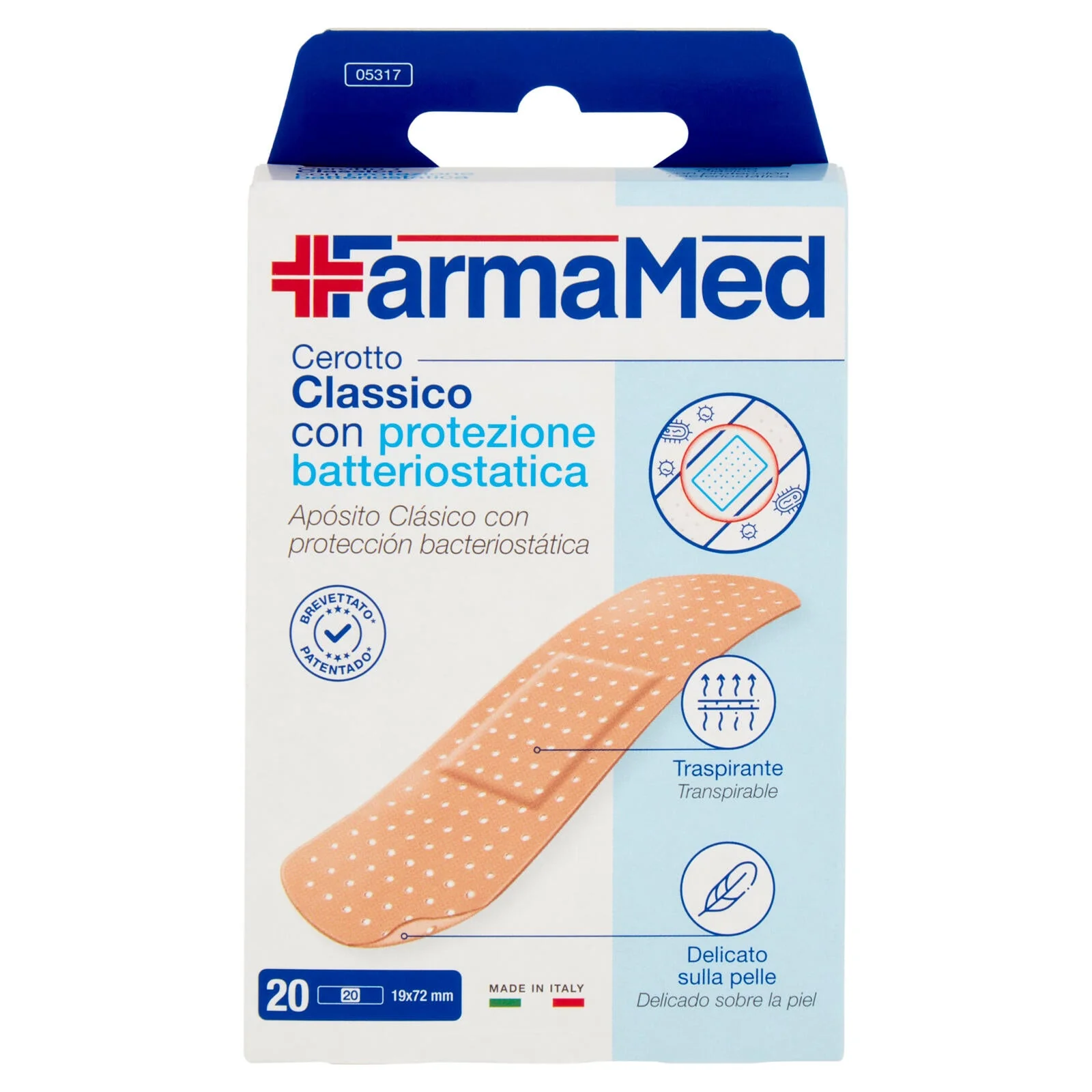 FarmaMed Cerotto Classico con protezione batteriostatica 20 pz - Image 3