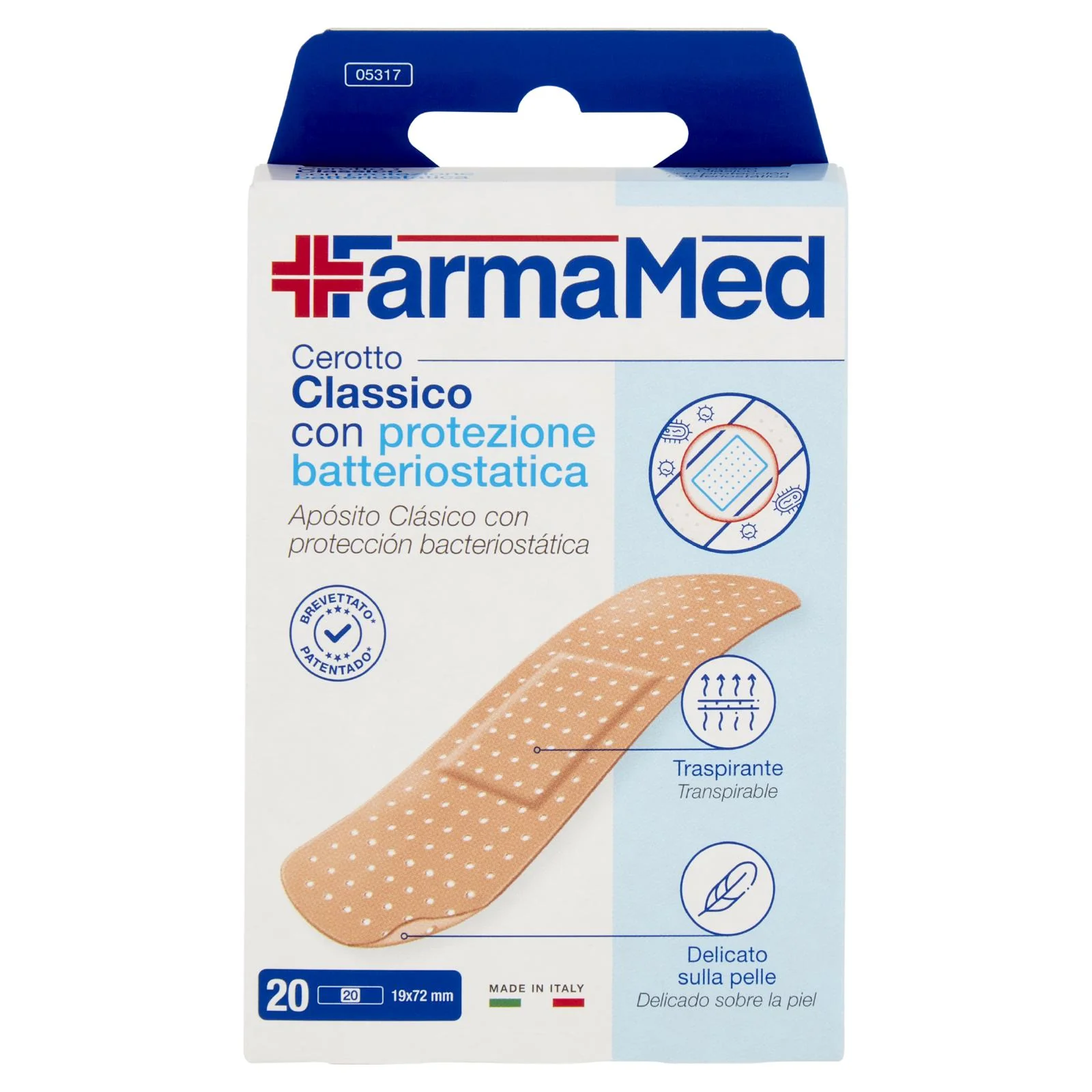 FarmaMed Cerotto Classico con protezione batteriostatica 20 pz - Image 4