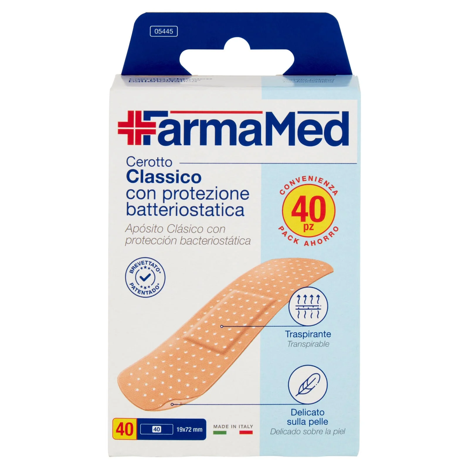 FarmaMed Cerotto Classico con protezione batteriostatica 40 pz - Image 4