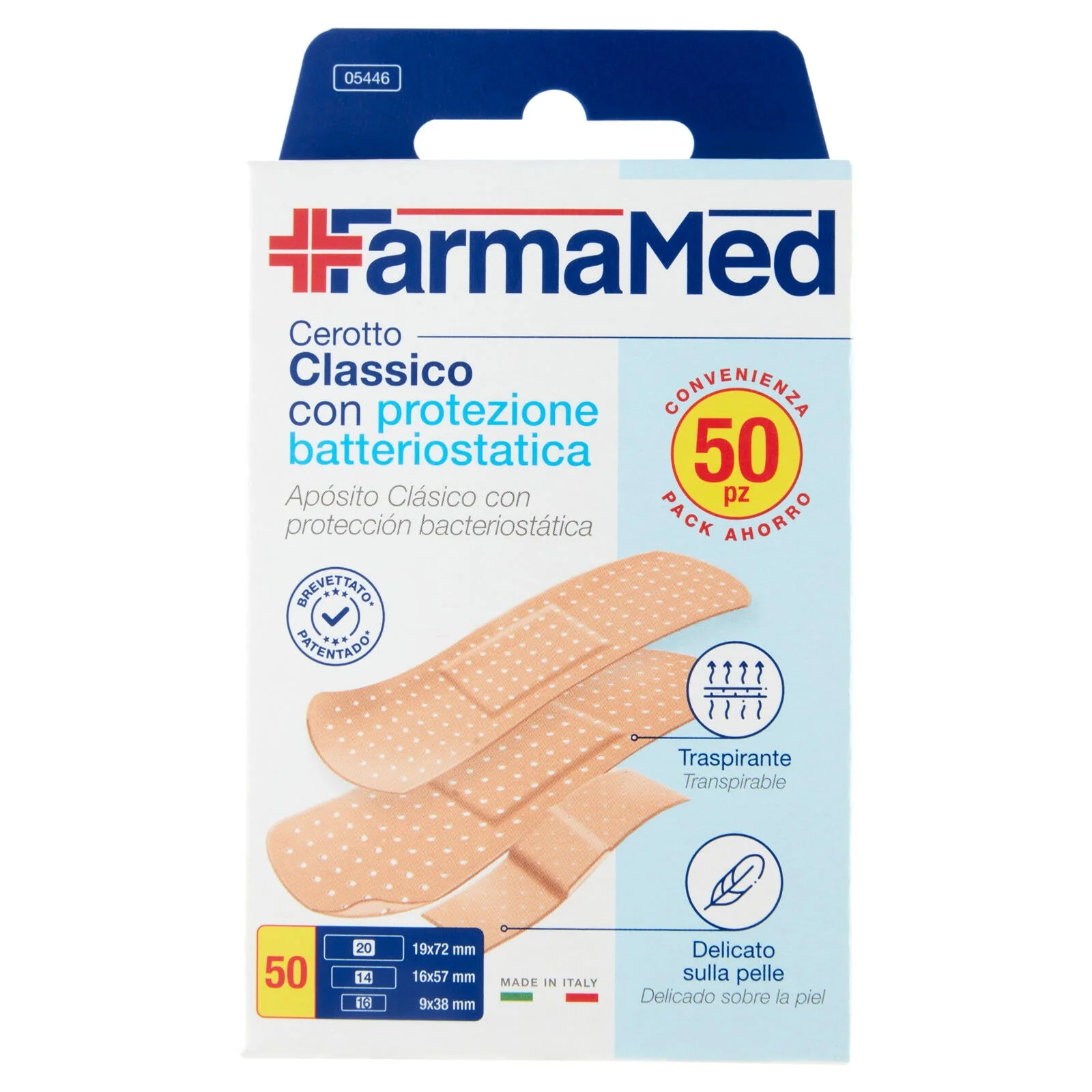 FarmaMed Cerotto Classico con protezione batteriostatica 50 pz - Image 3