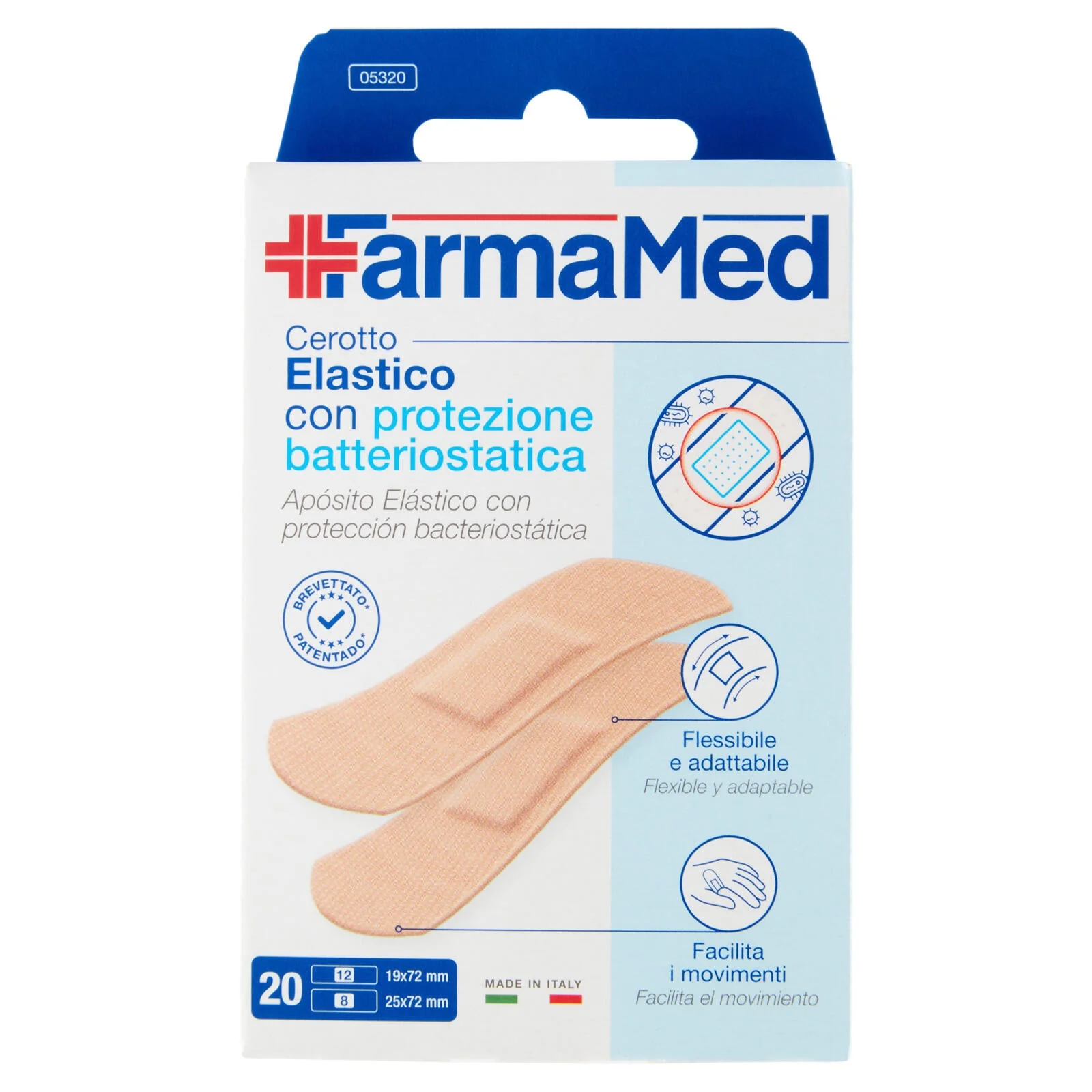 FarmaMed Cerotto Elastico con protezione batteriostatica 20 pz - Image 4